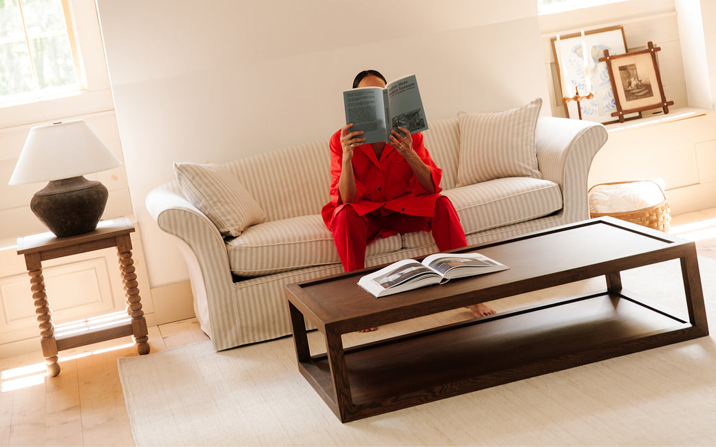 Blume Sofa, 2 Seater, Newport Stripe