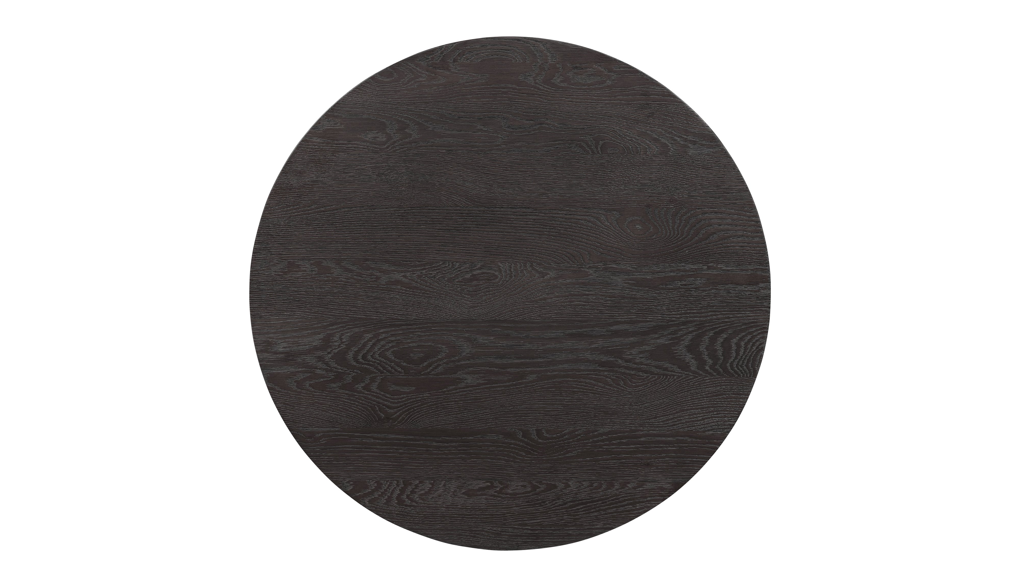 Mill Lazy Susan, Dark Brown Oak