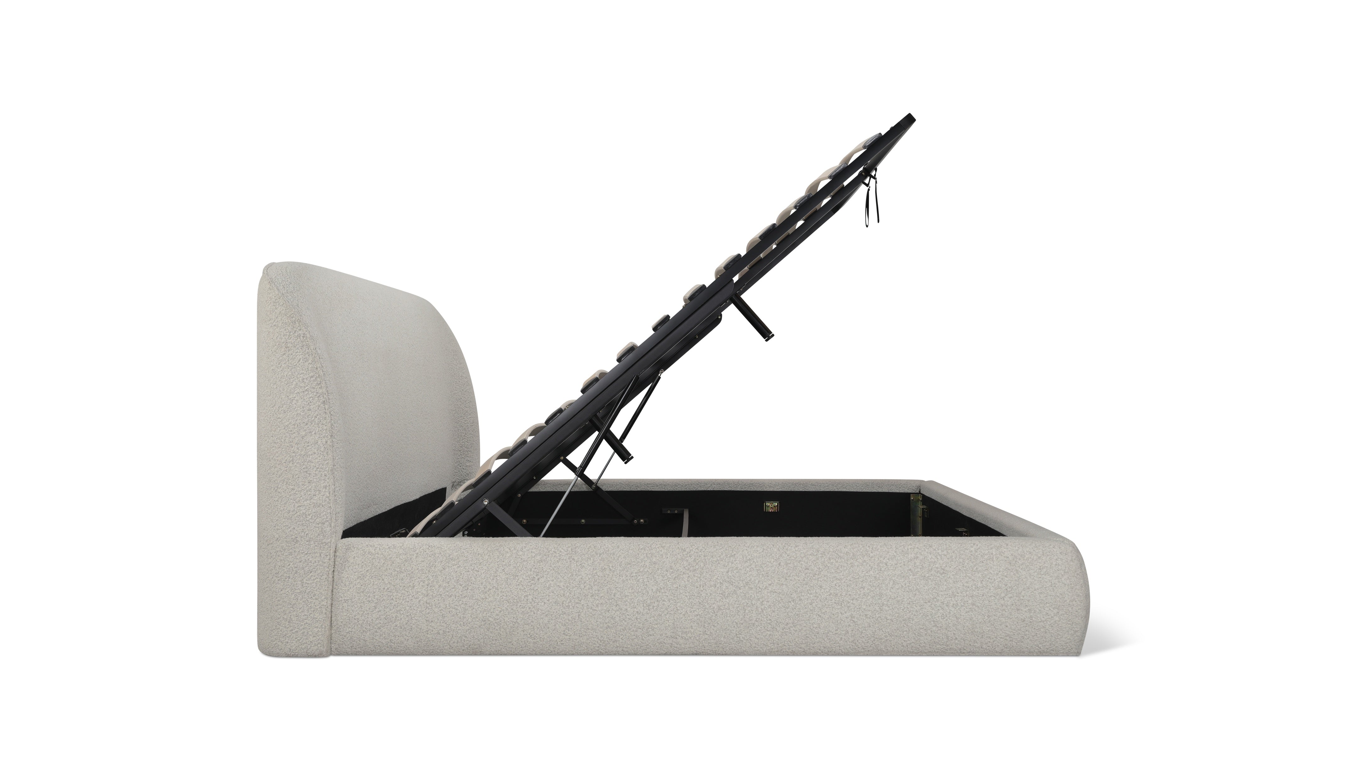 Cradle Storage Bed, Queen, Powder