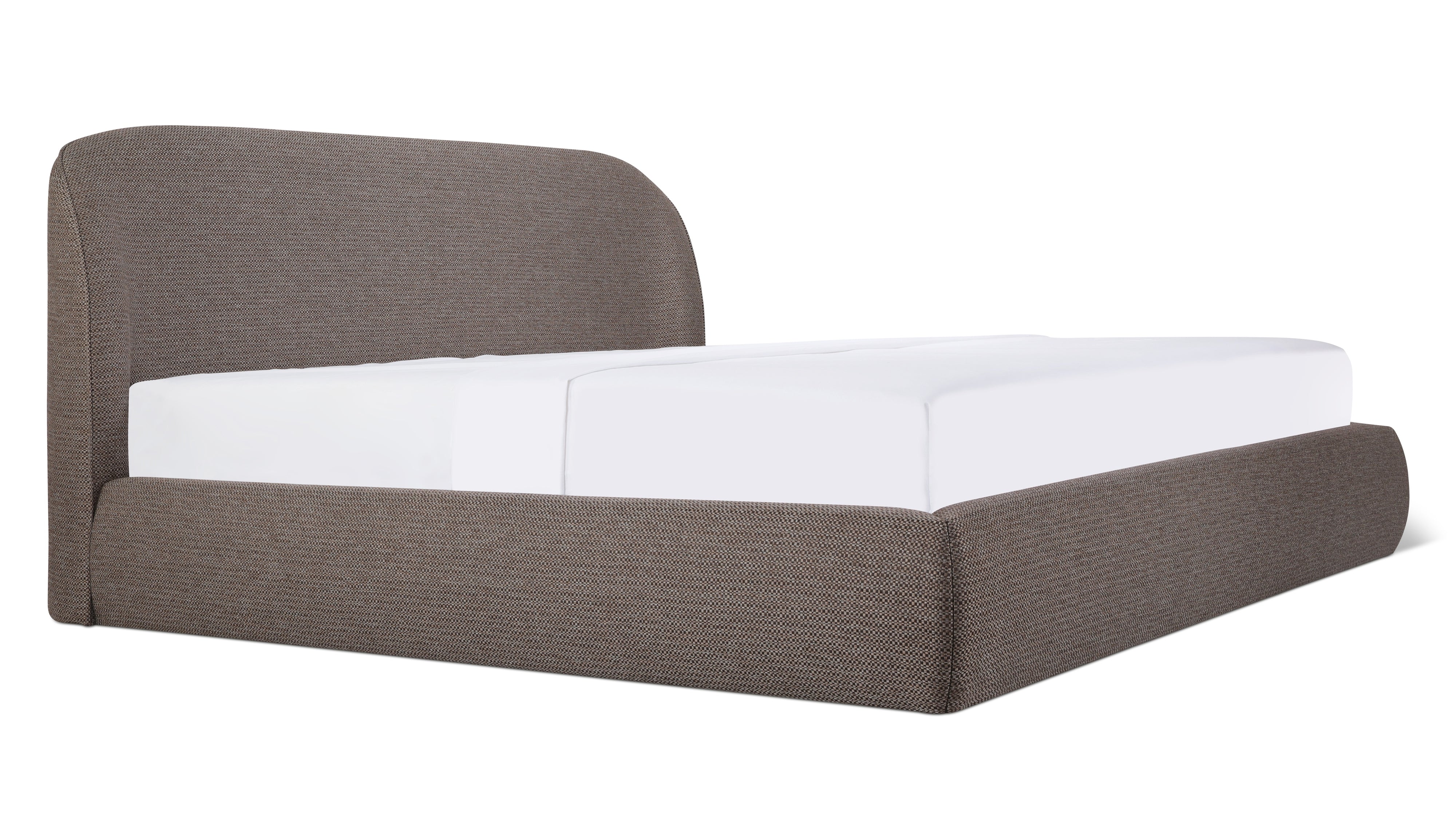 Cradle Storage Bed, King, Umber