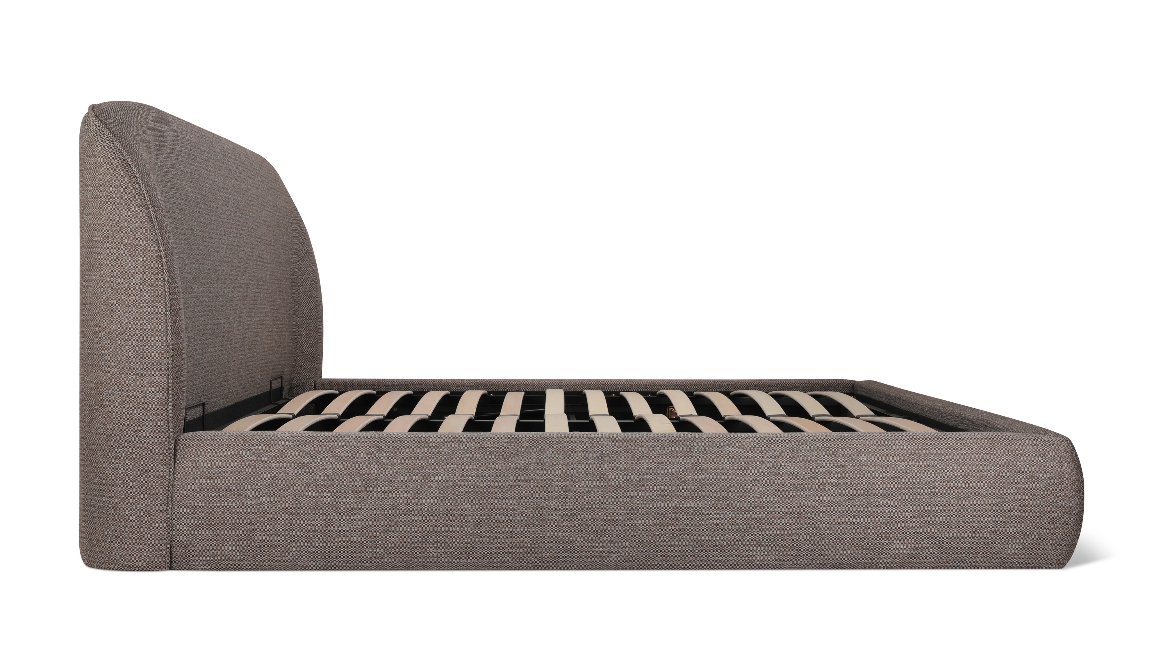 Cradle Storage Bed, King, Umber