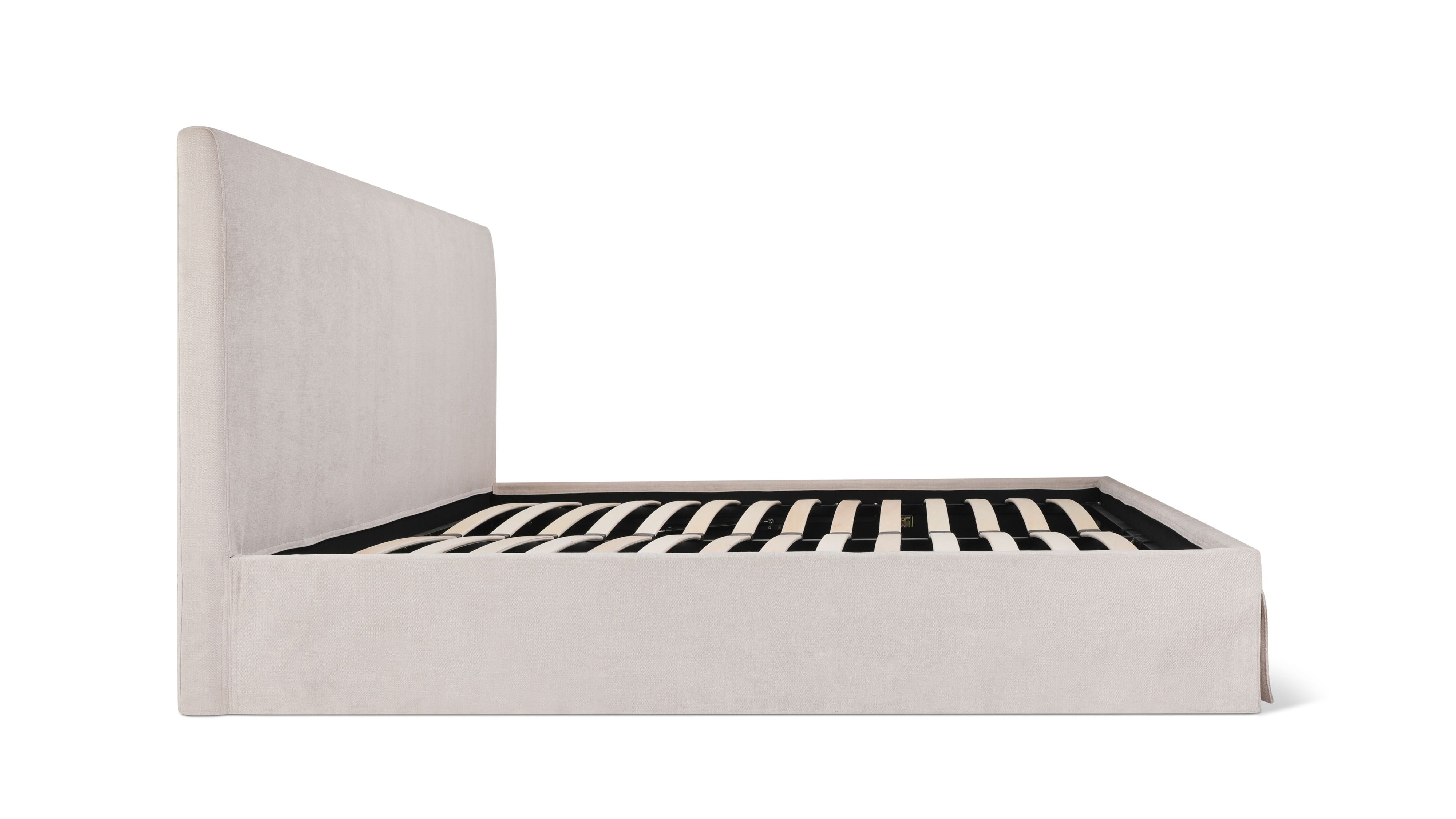 Vale Storage Bed, King, Moonstone