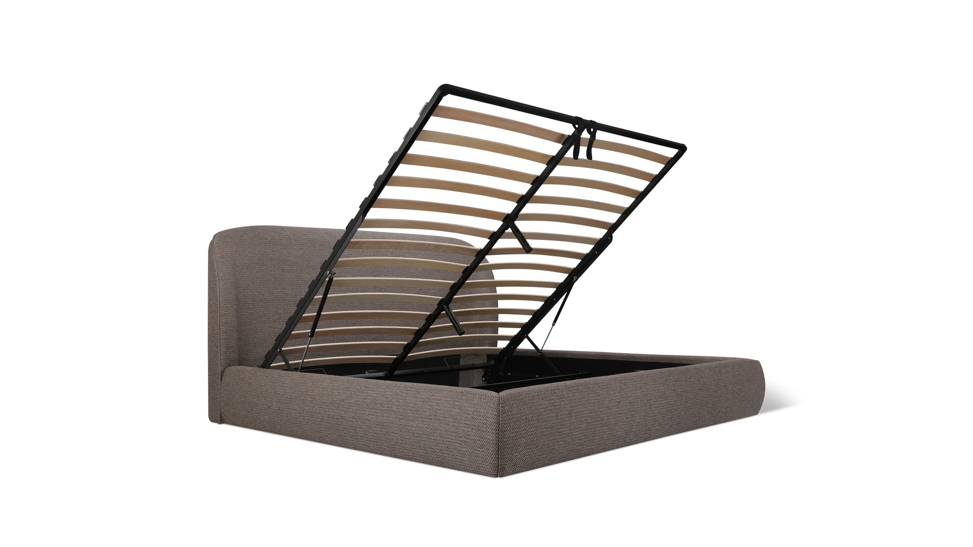 Cradle Storage Bed, Queen, Umber_image