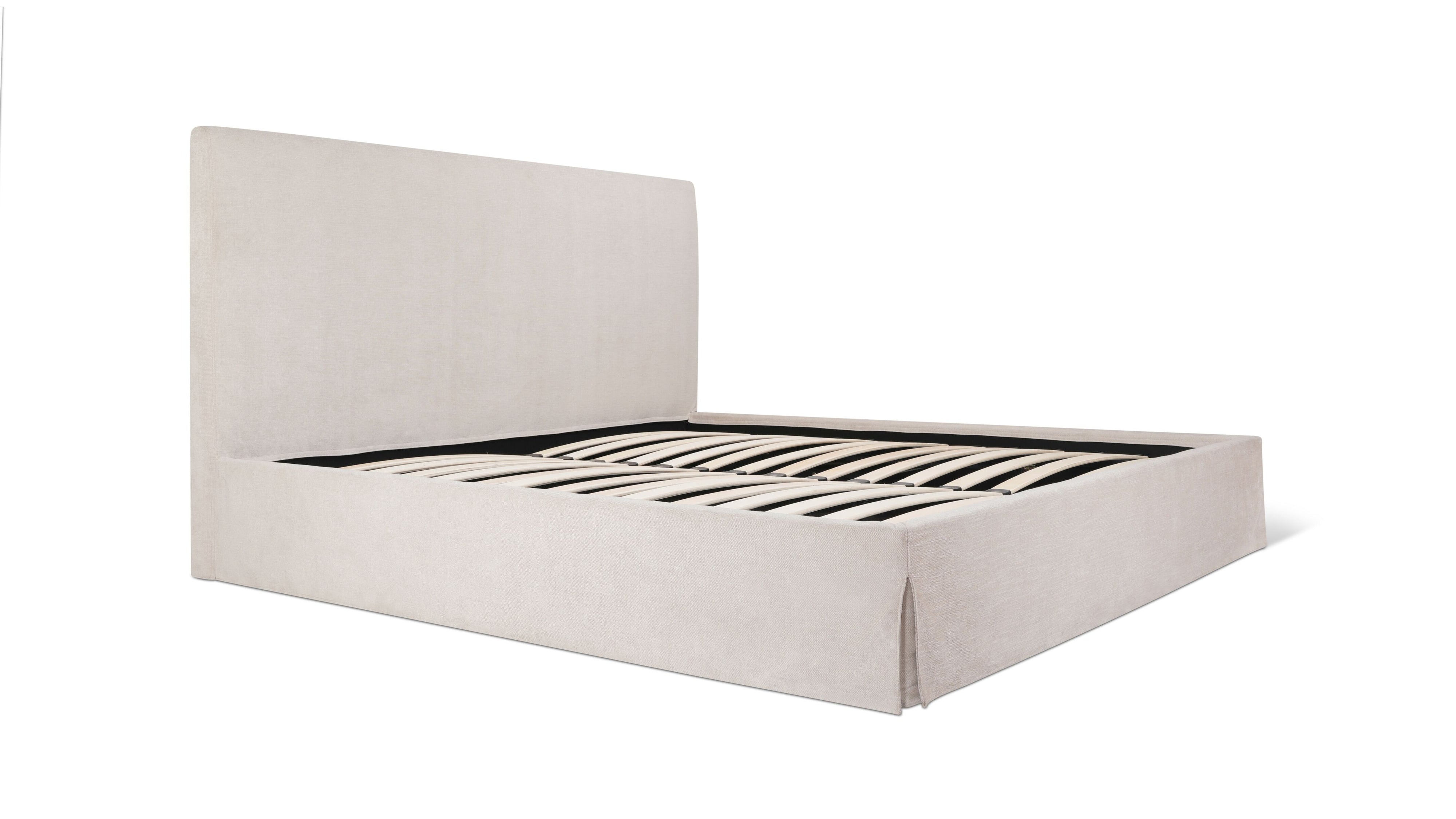 Vale Storage Bed, Queen, Moonstone