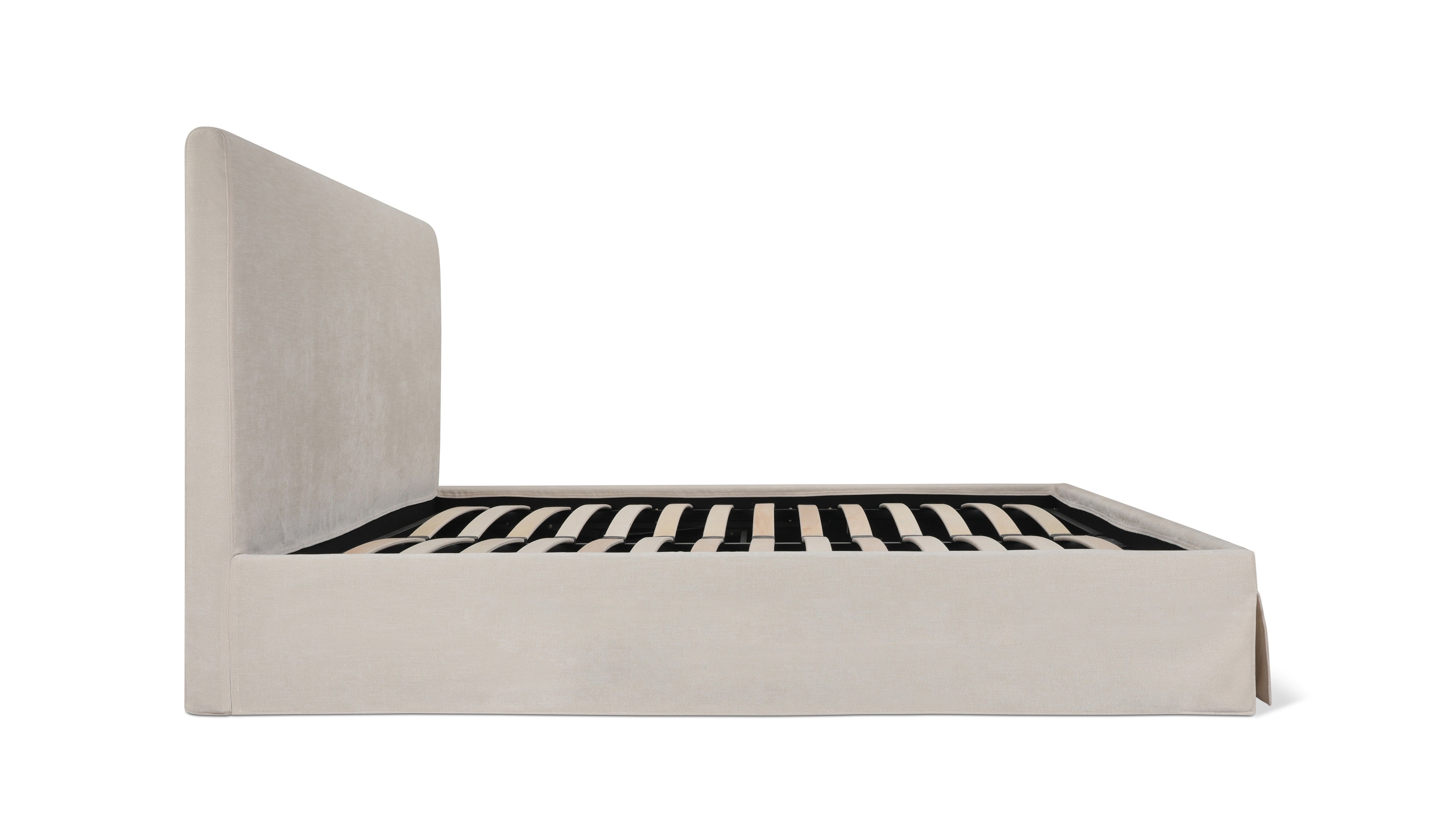 Vale Storage Bed, Queen, Alabaster