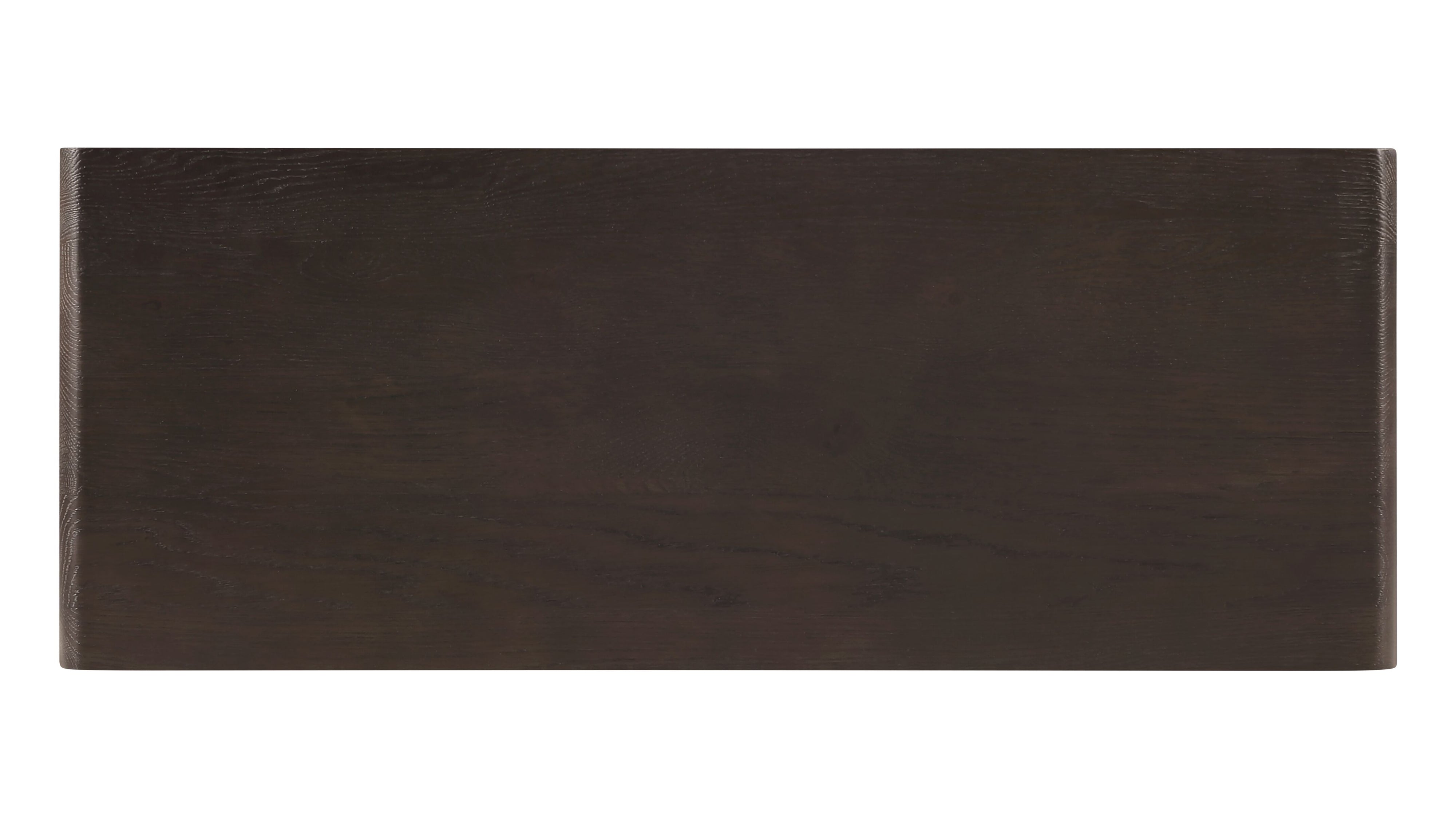 Bowtie Bench, Seats 2, Dark Brown Oak