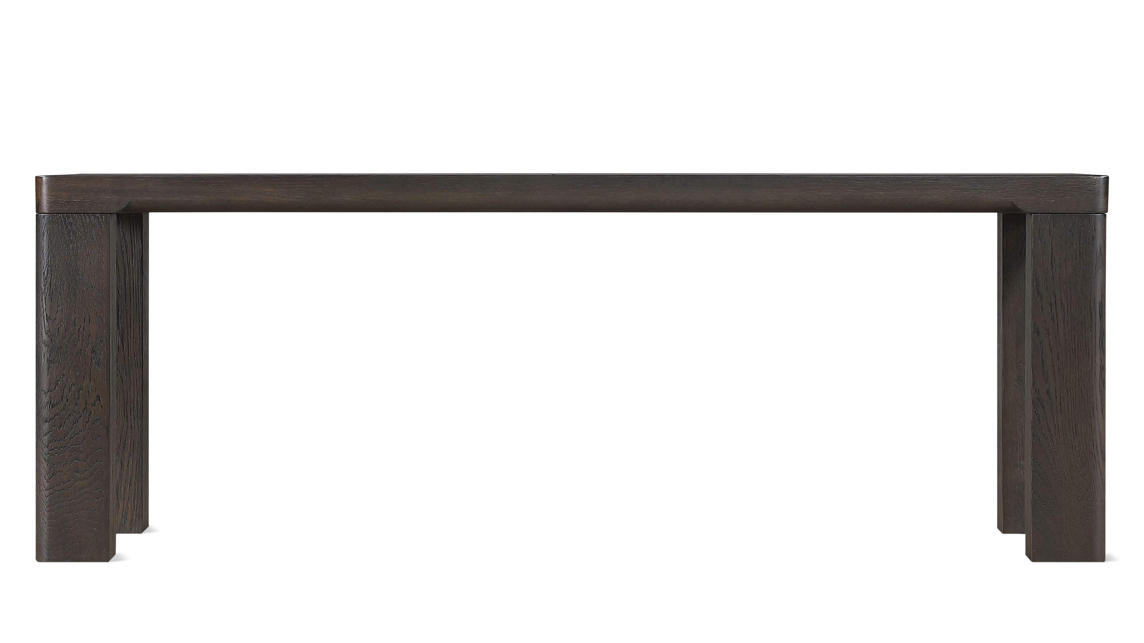 Foundry Bench, Seats 2, Dark Brown Oak