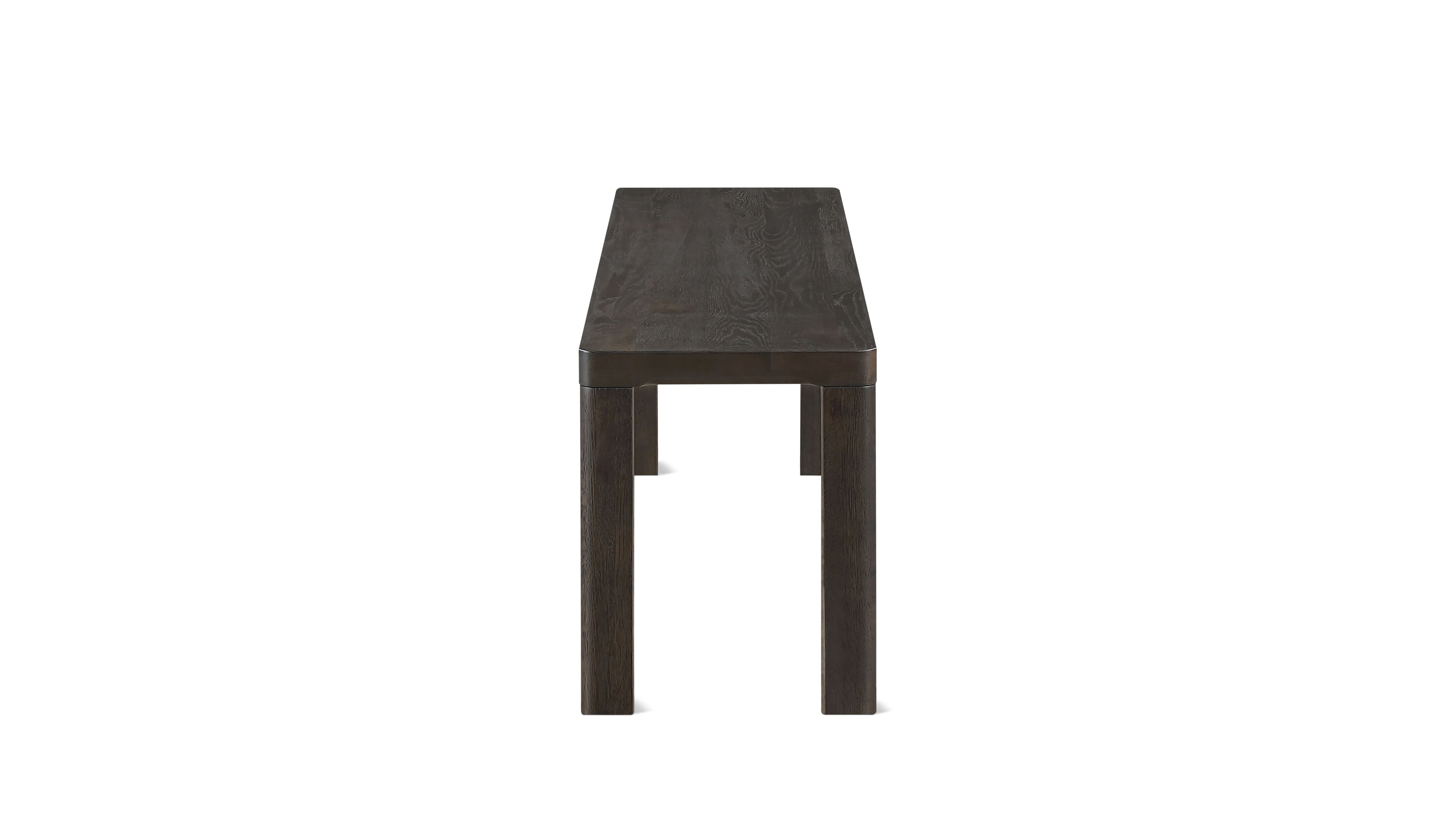 Foundry Bench, Seats 2, Dark Brown Oak