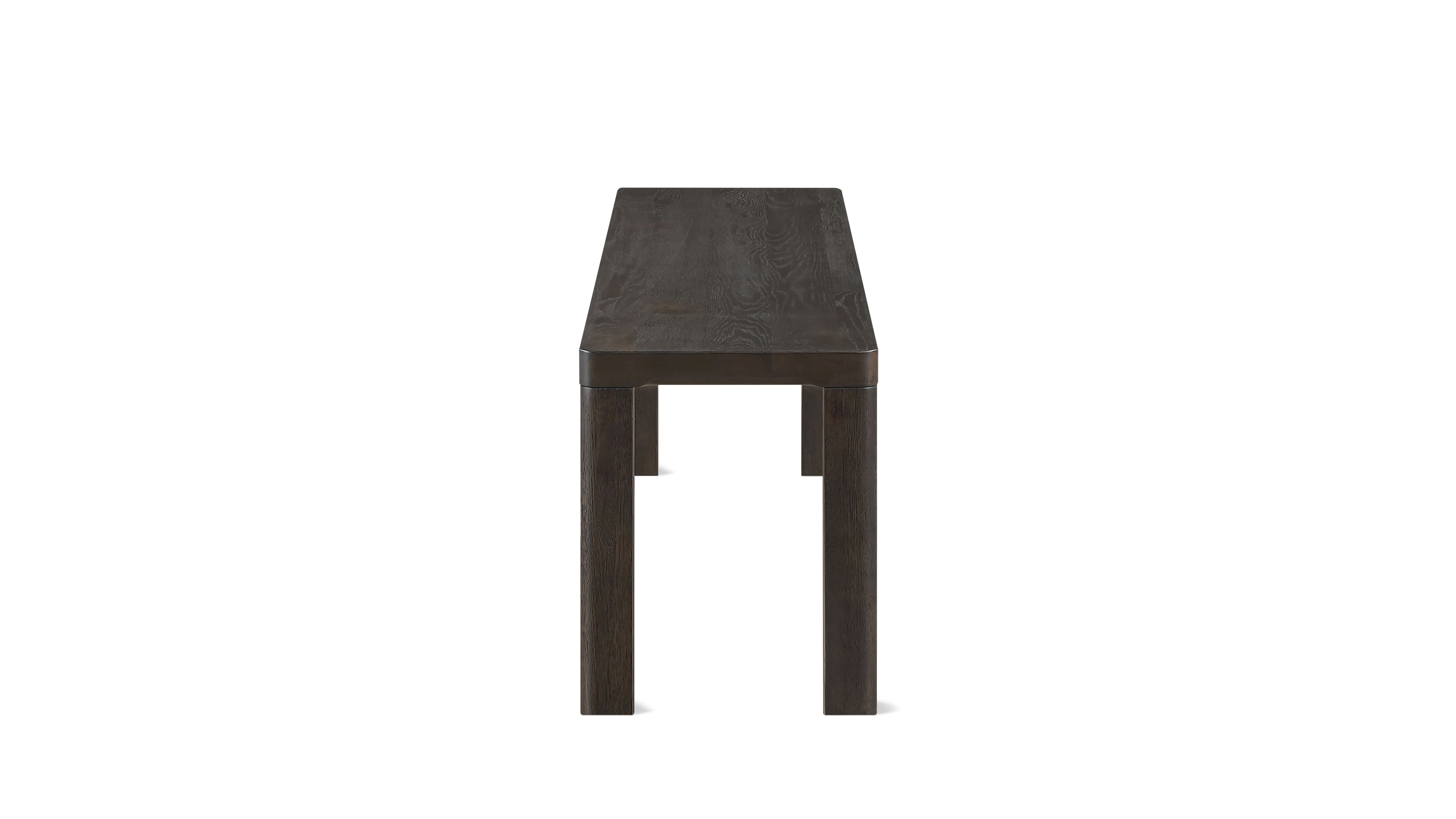 Foundry Bench, Seats 3, Dark Brown Oak
