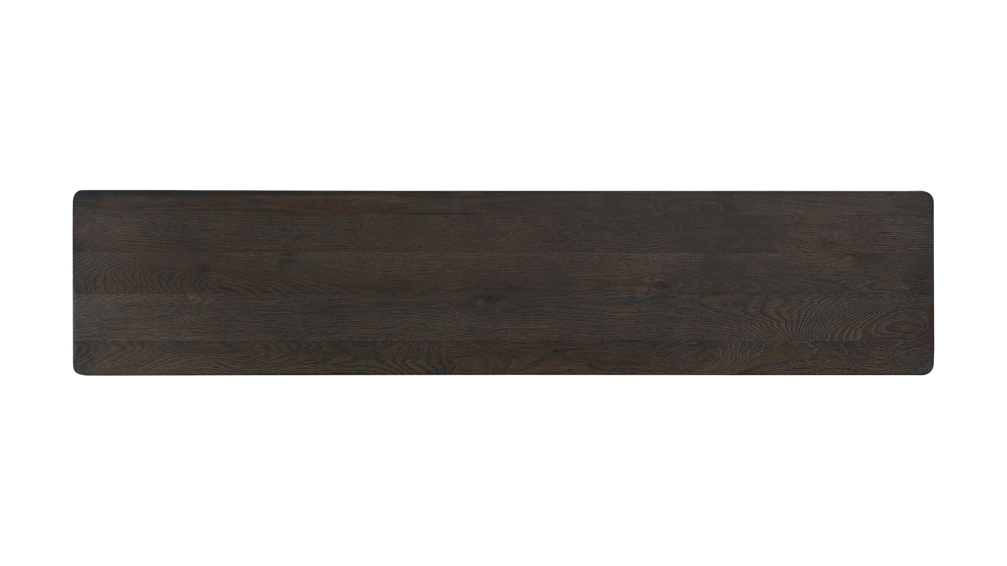 Foundry Bench, Seats 3, Dark Brown Oak
