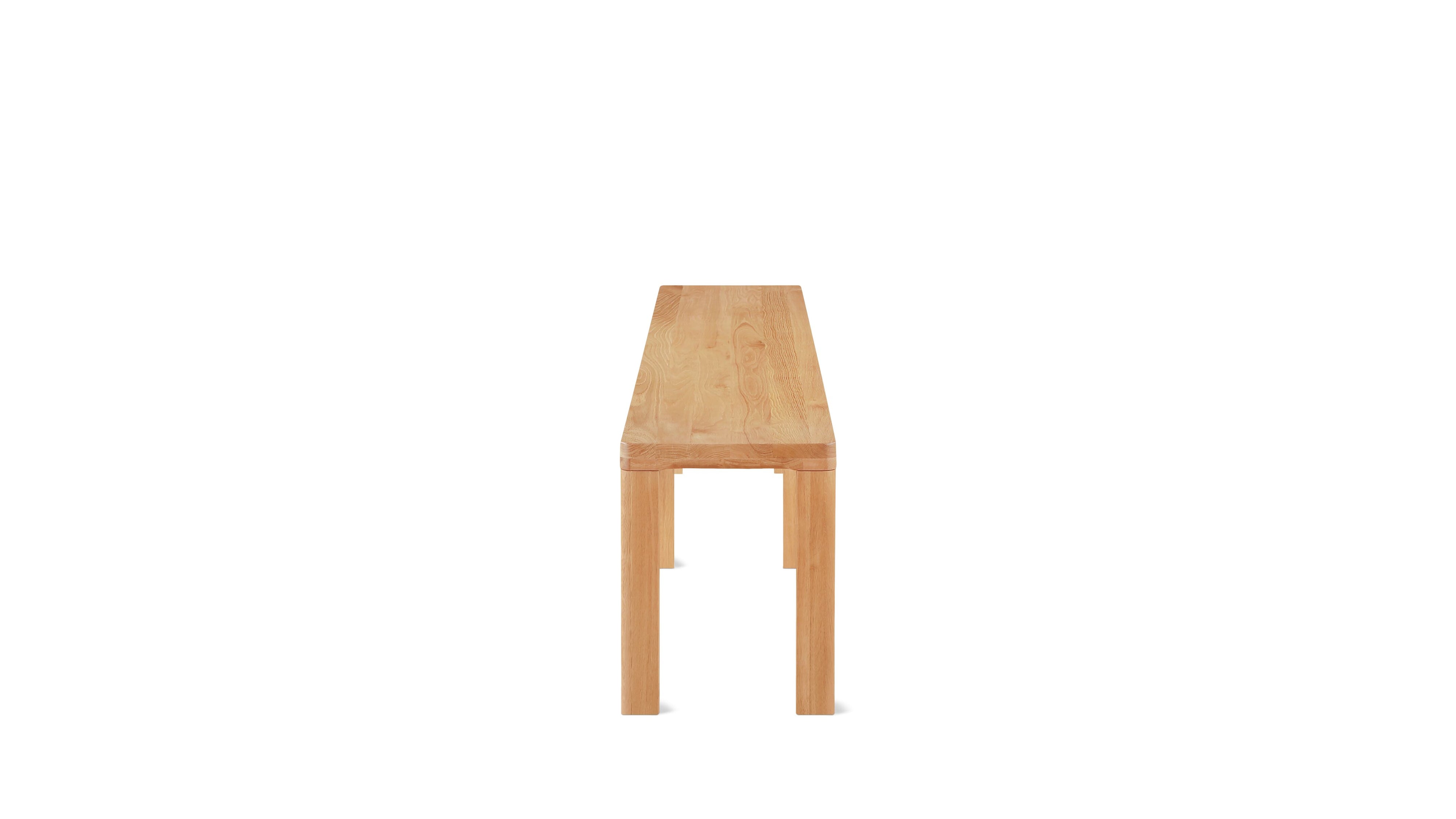 Foundry Bench, Seats 4, Natural Oak