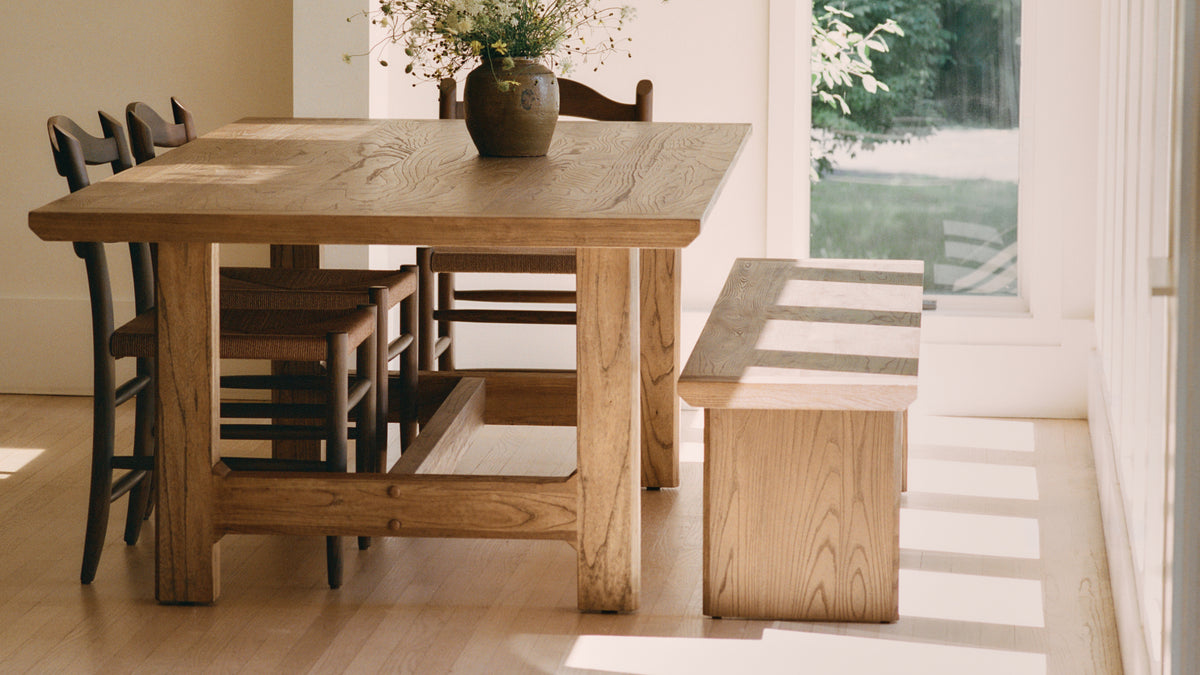 Range Bench, Seats 5, Country Elm