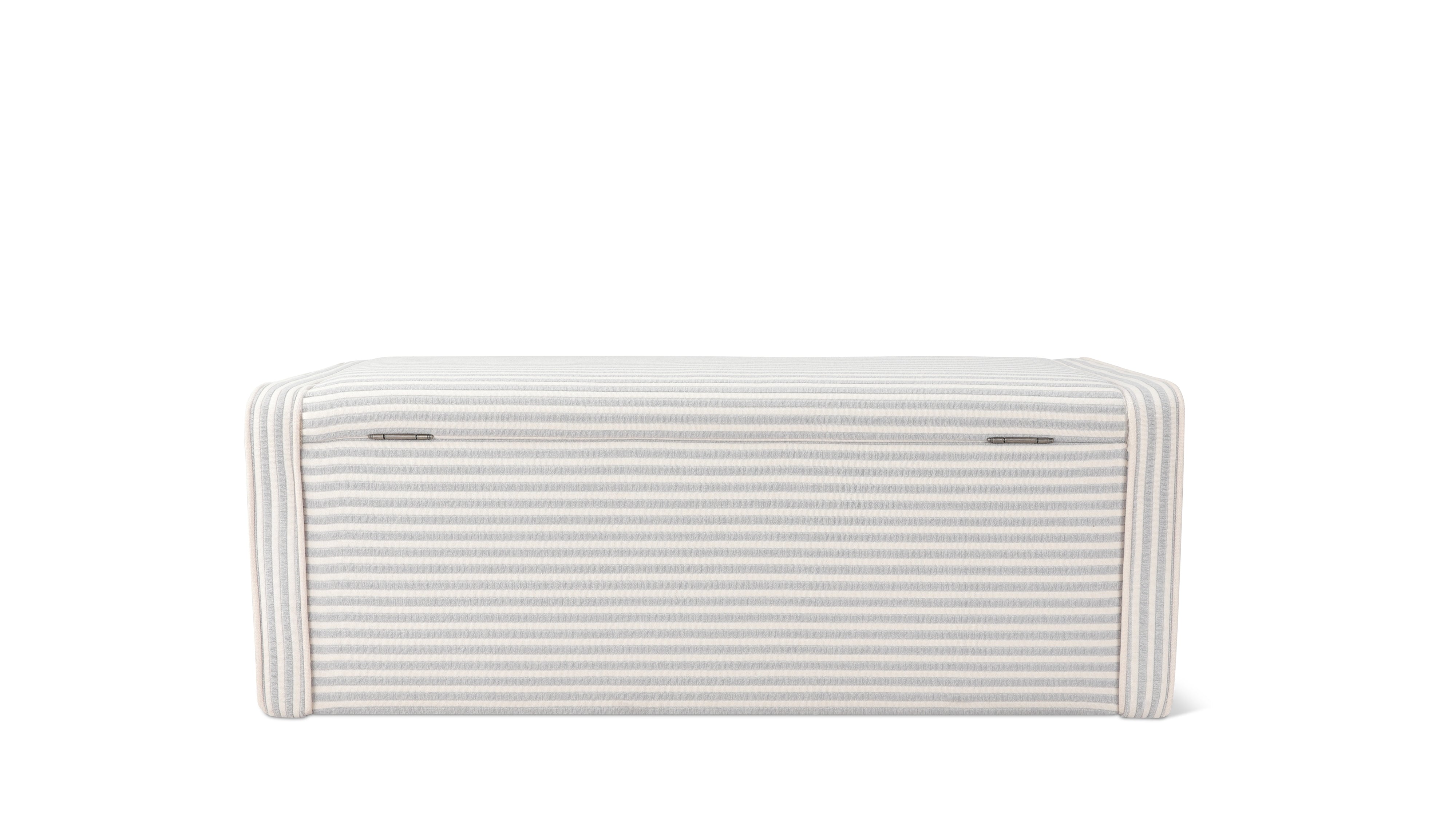 Hawthorne Storage Bench, Whitby Stripe