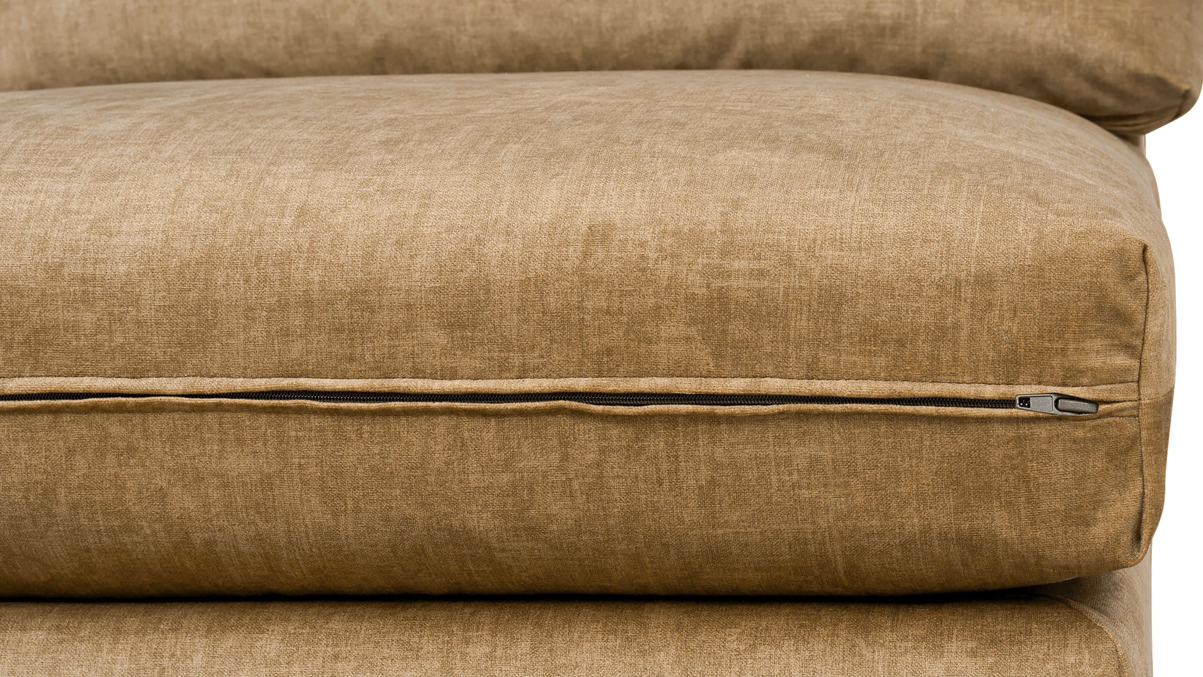 Slipcover - Breeze Left Arm Corner Chair, Large, Bronze