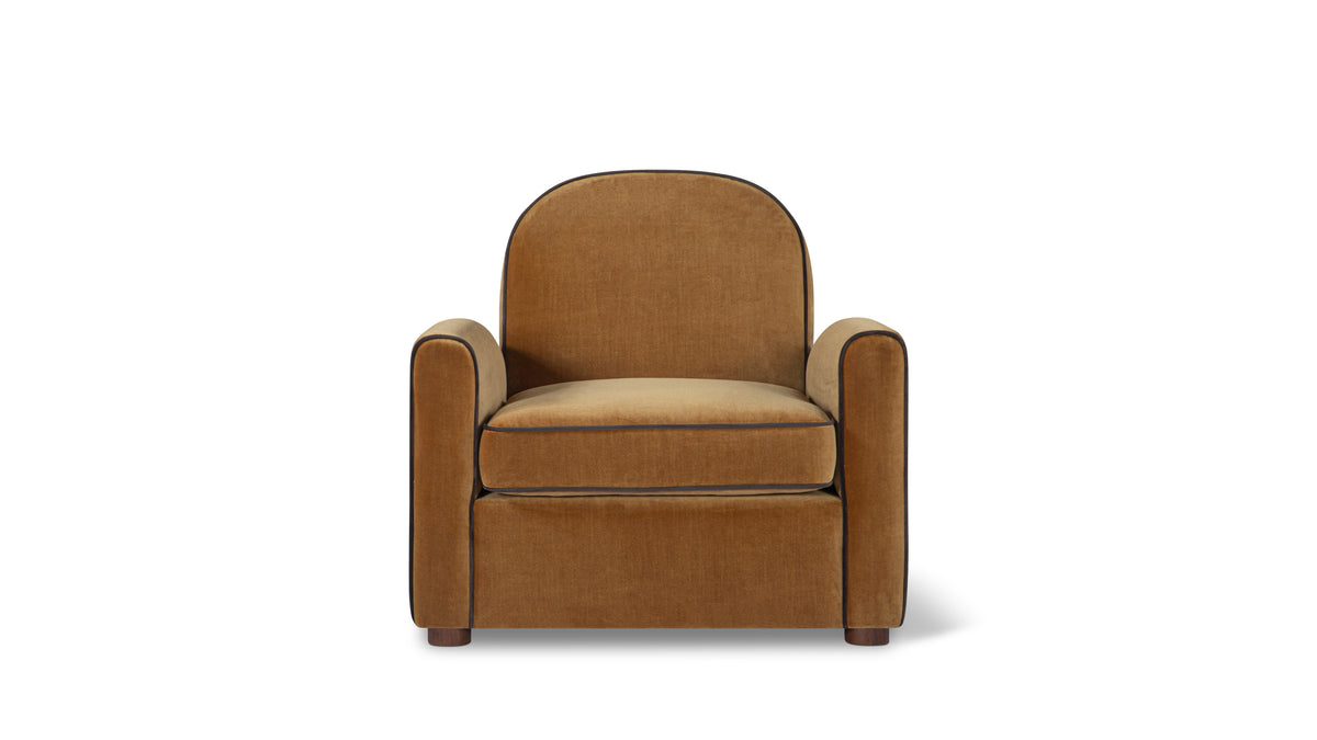 Thompson Lounge Chair, Gold