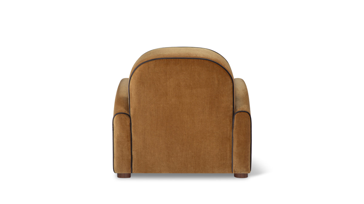 Thompson Lounge Chair, Gold