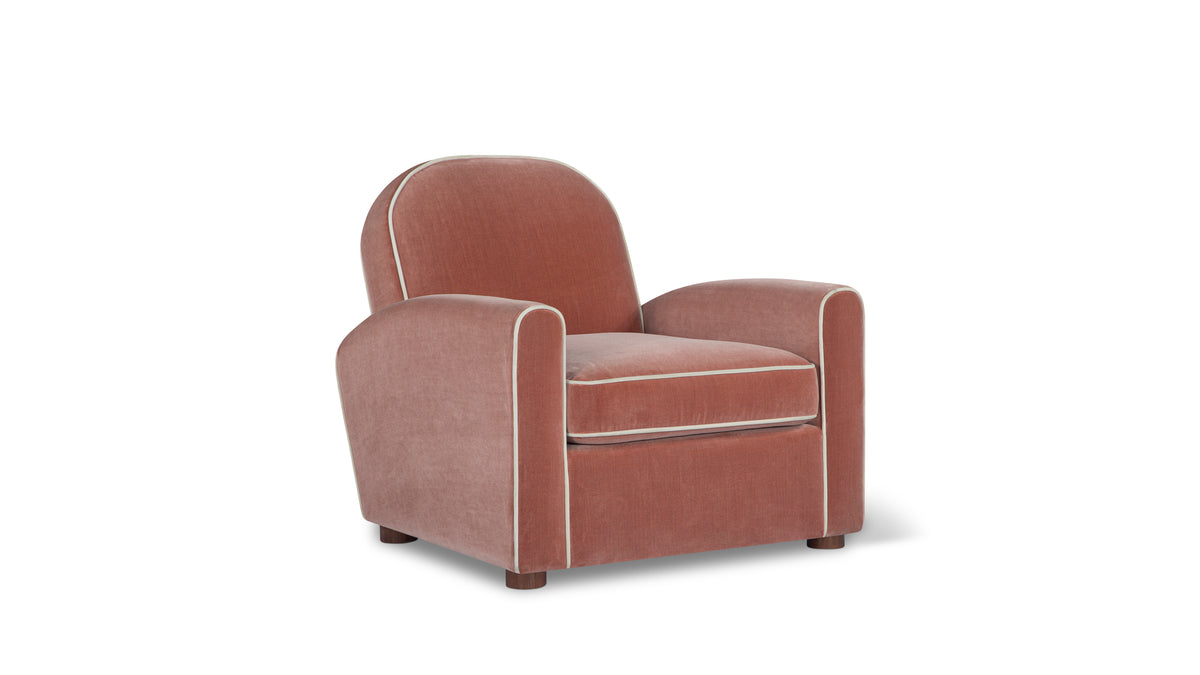 Thompson Lounge Chair, Blush