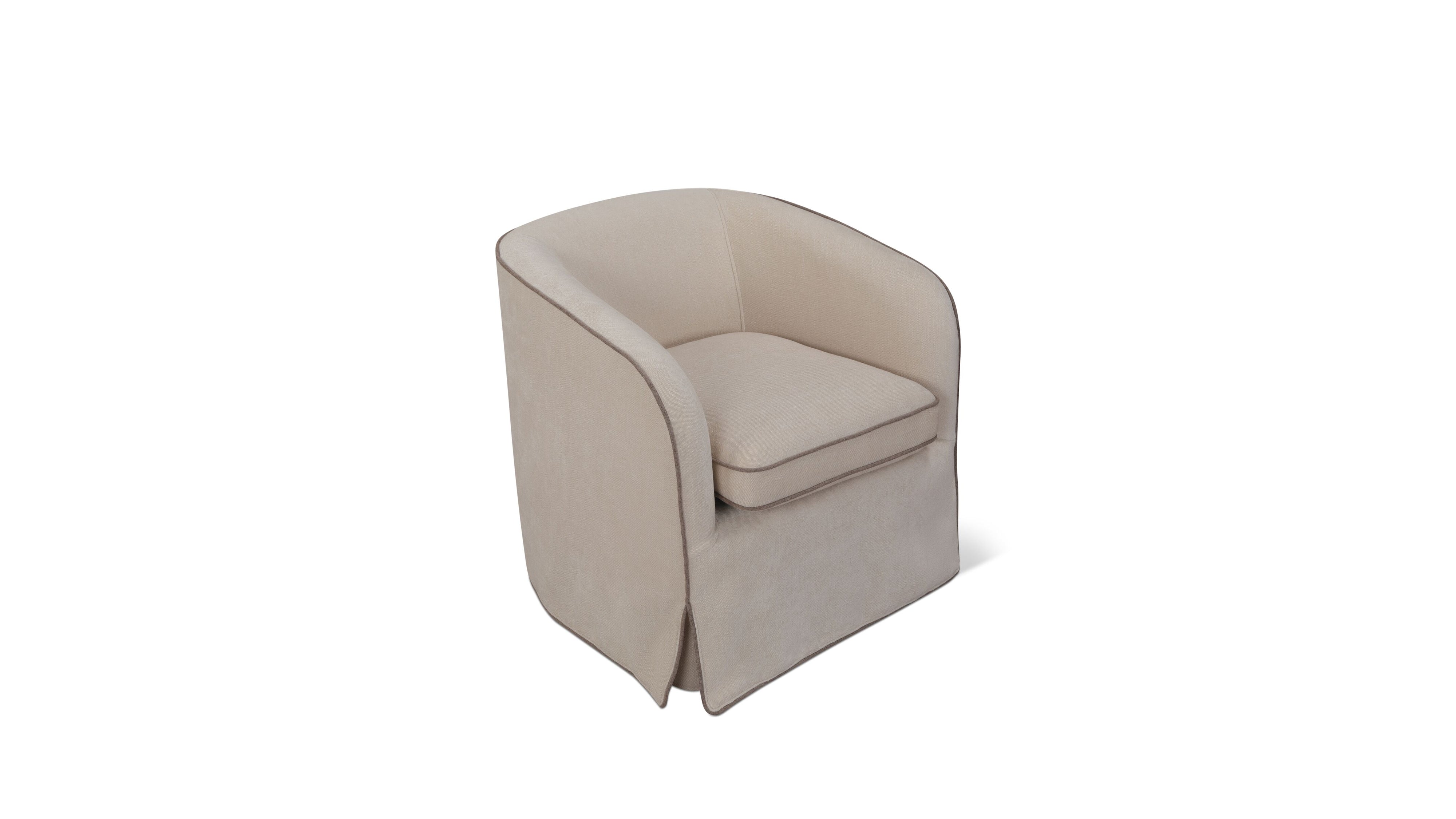 Rook Lounge Chair, Alabaster