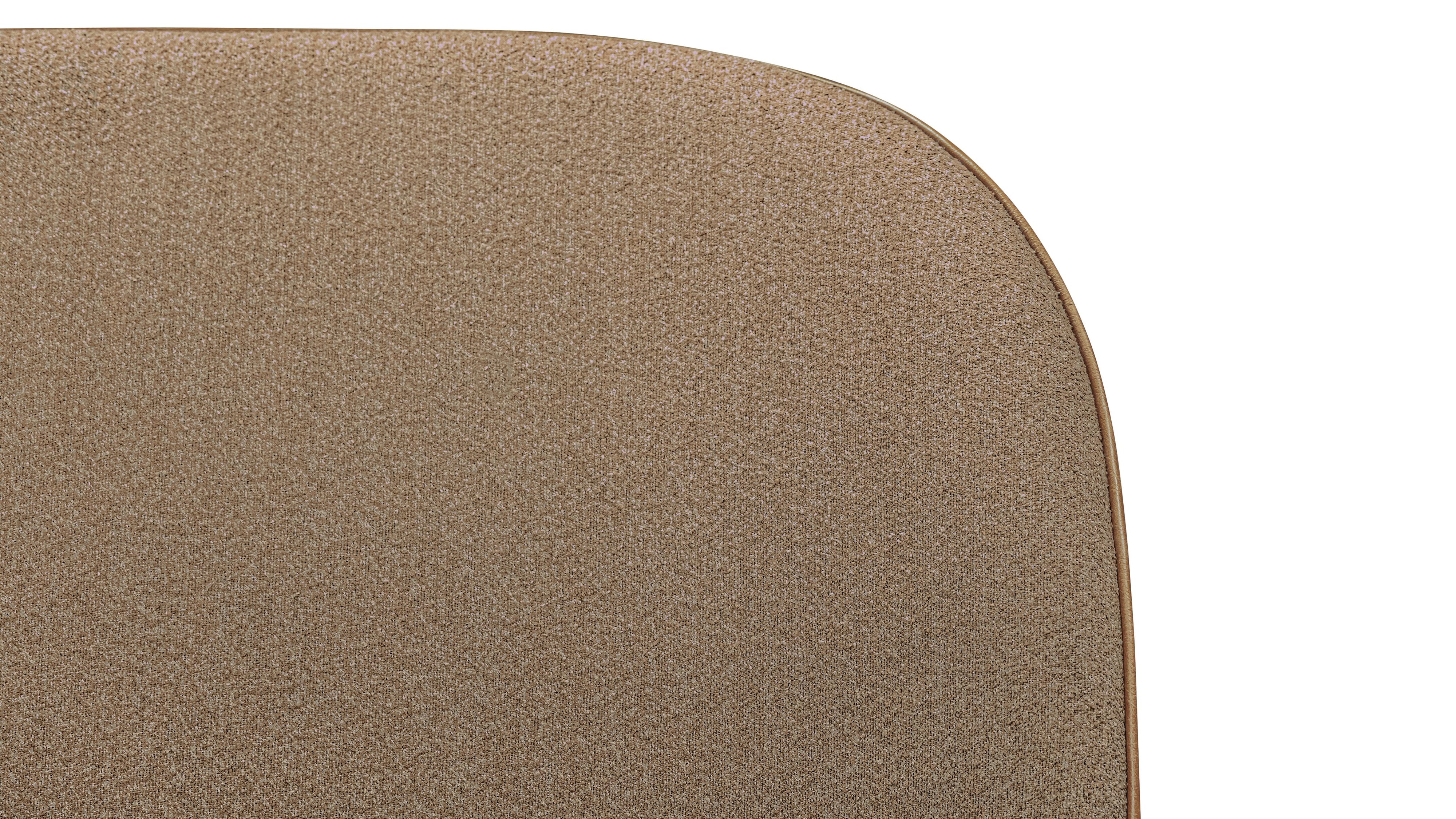 Lune Swivel Lounge Chair, Toasted Oat