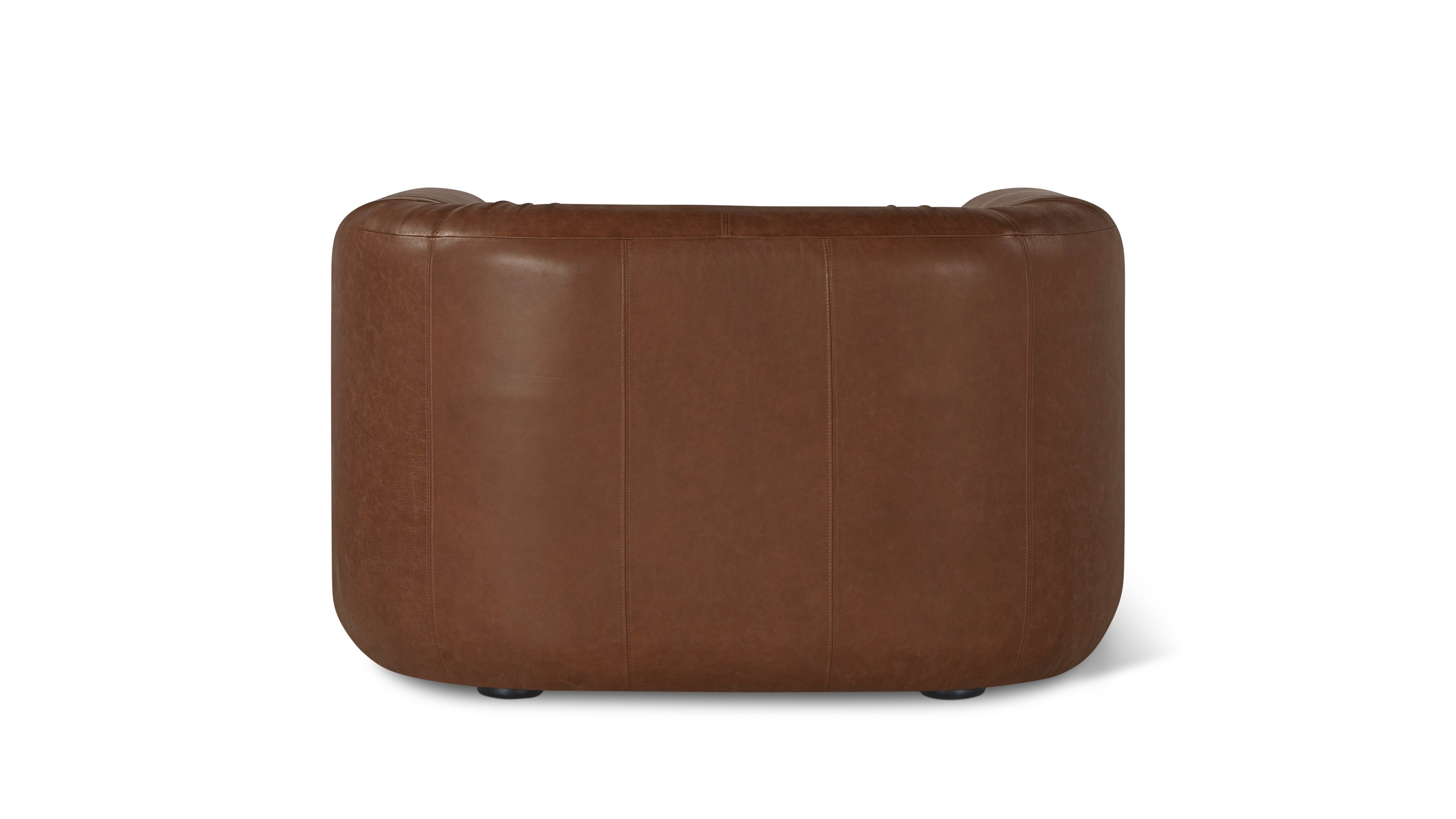 Novel Lounge Chair, Dark Saddle