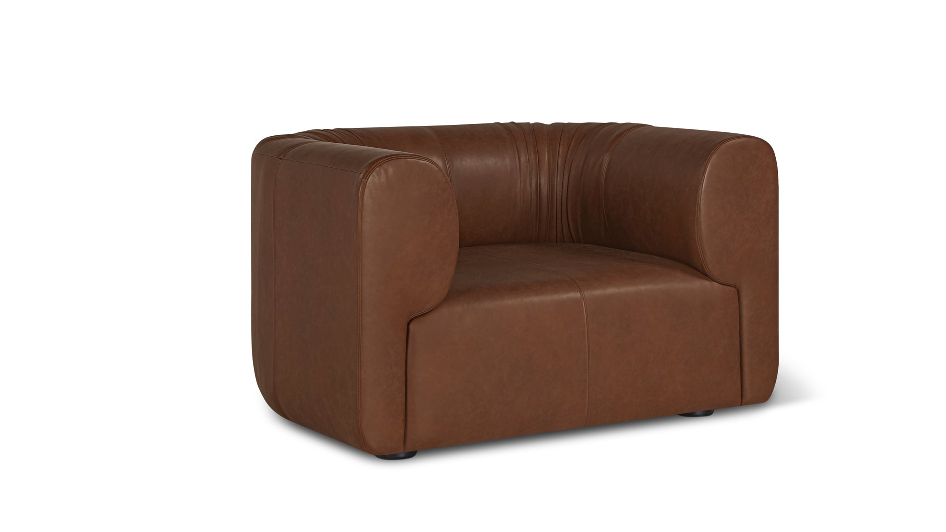 Novel Lounge Chair, Dark Saddle_image