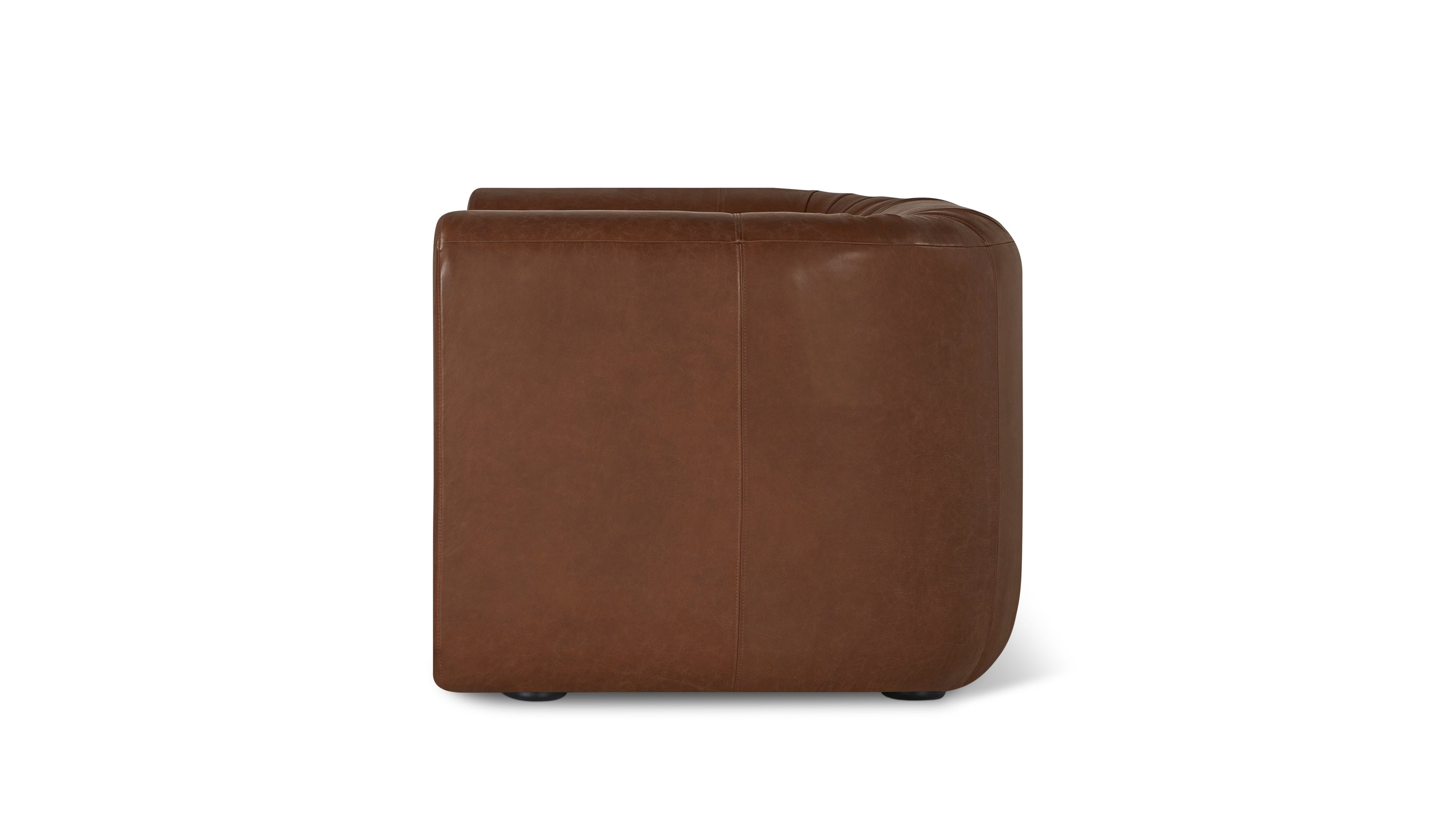 Novel Lounge Chair, Dark Saddle