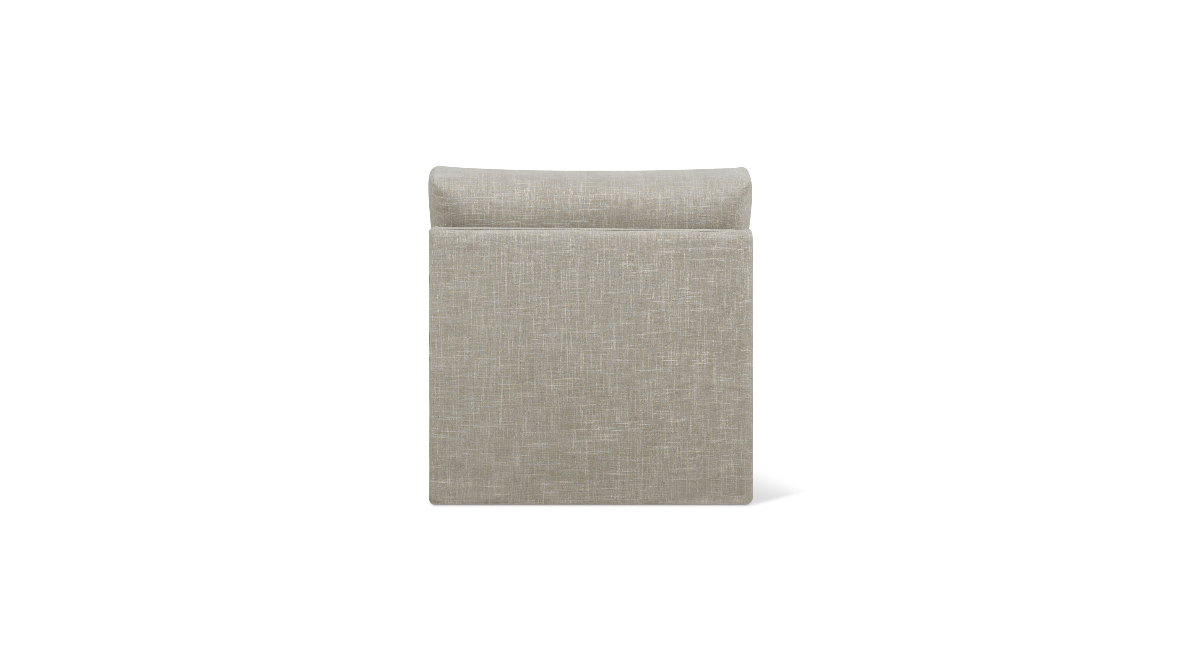 Breeze Armless Chair, Standard, Light Pebble
