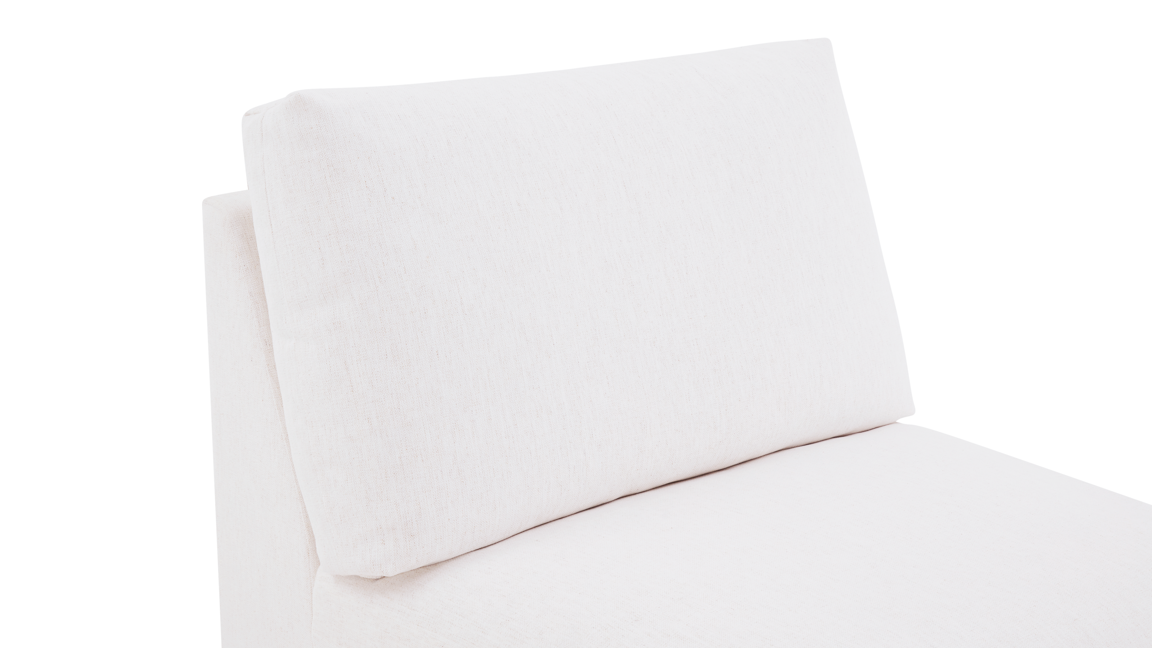 Breeze Armless Chair, Standard, Nomad Snow