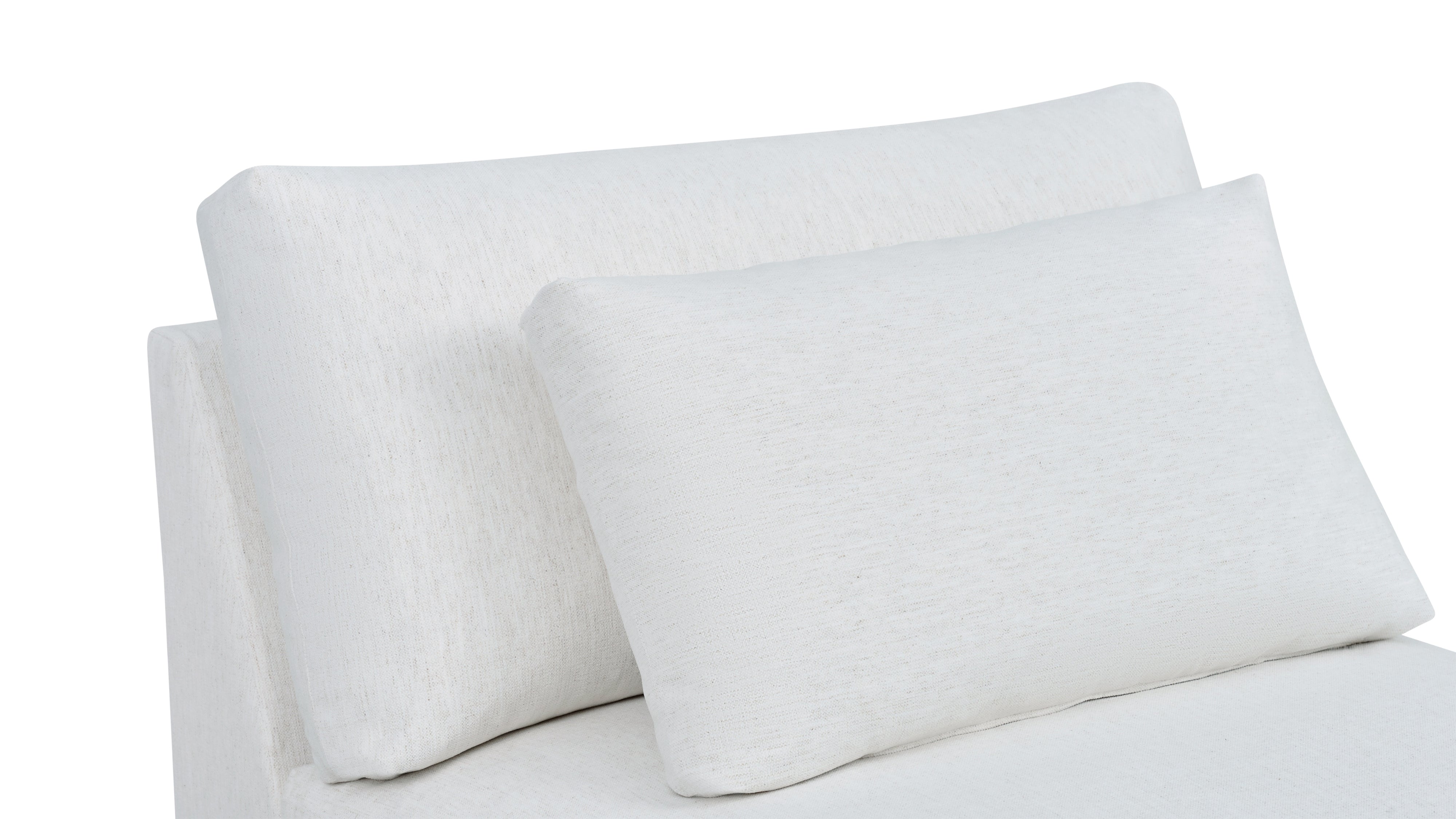 Breeze Armless Chair, Large, Nomad Snow