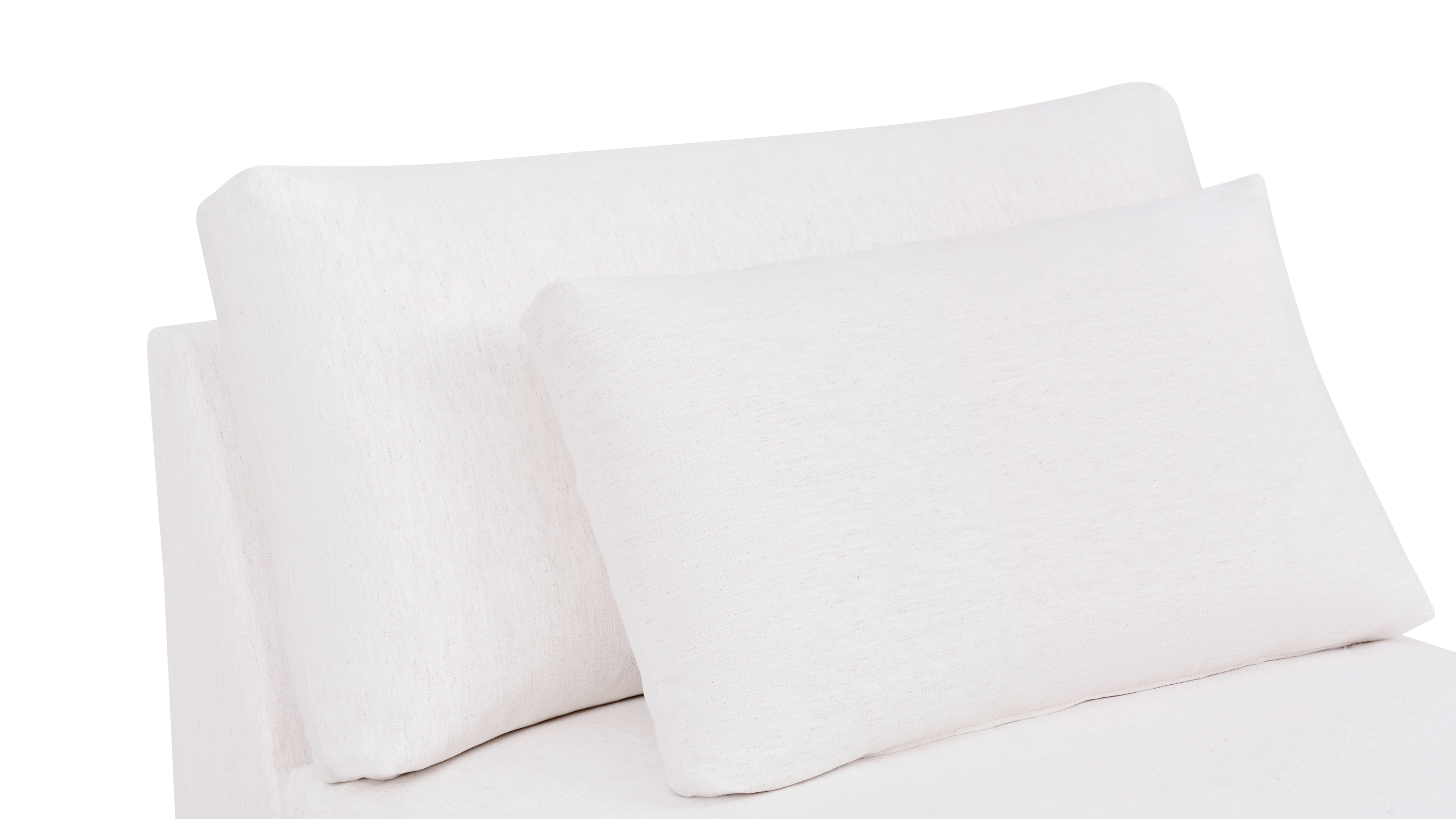 Breeze Armless Chair, Large, Nomad Snow