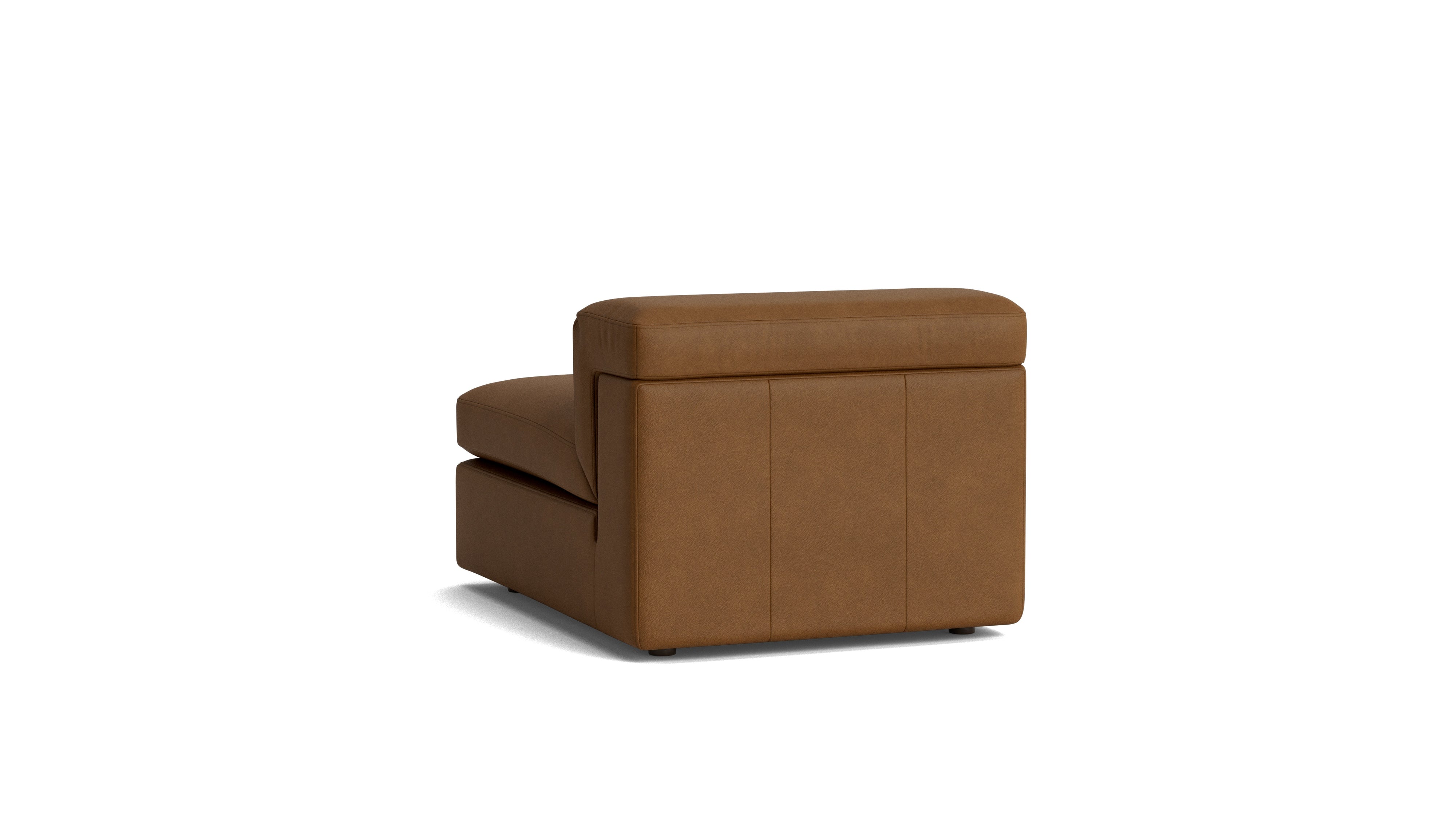 Saddle Armless Chair, Bourbon