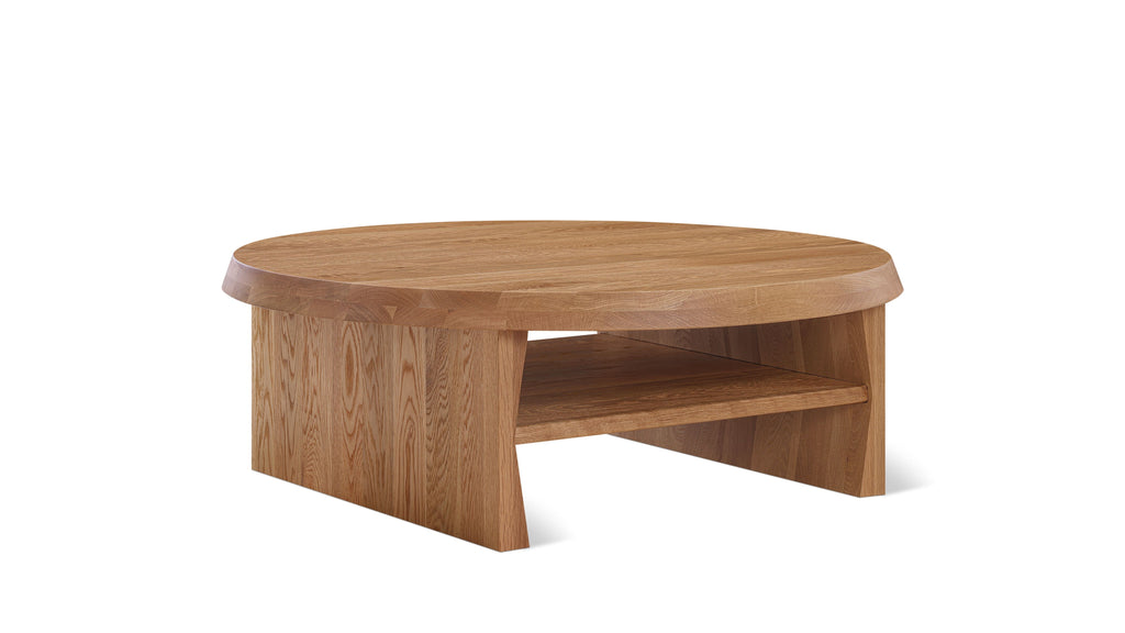 Hetta Hetta Round Coffee Table, Natural Oak
