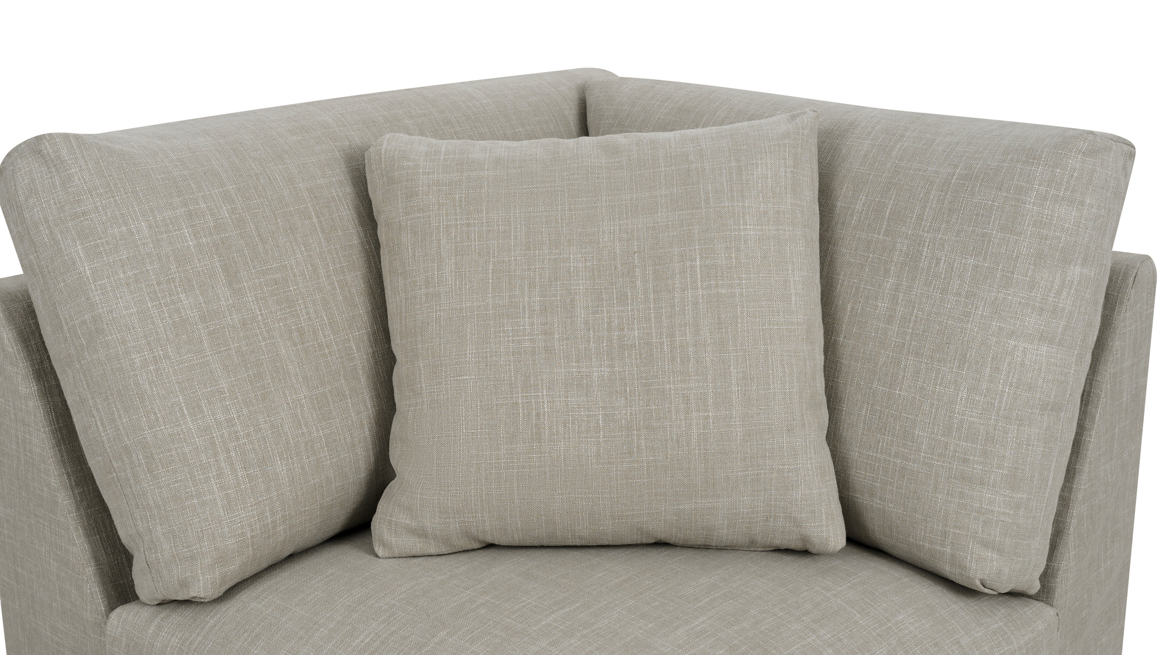 Breeze Corner Chair, Standard, Light Pebble