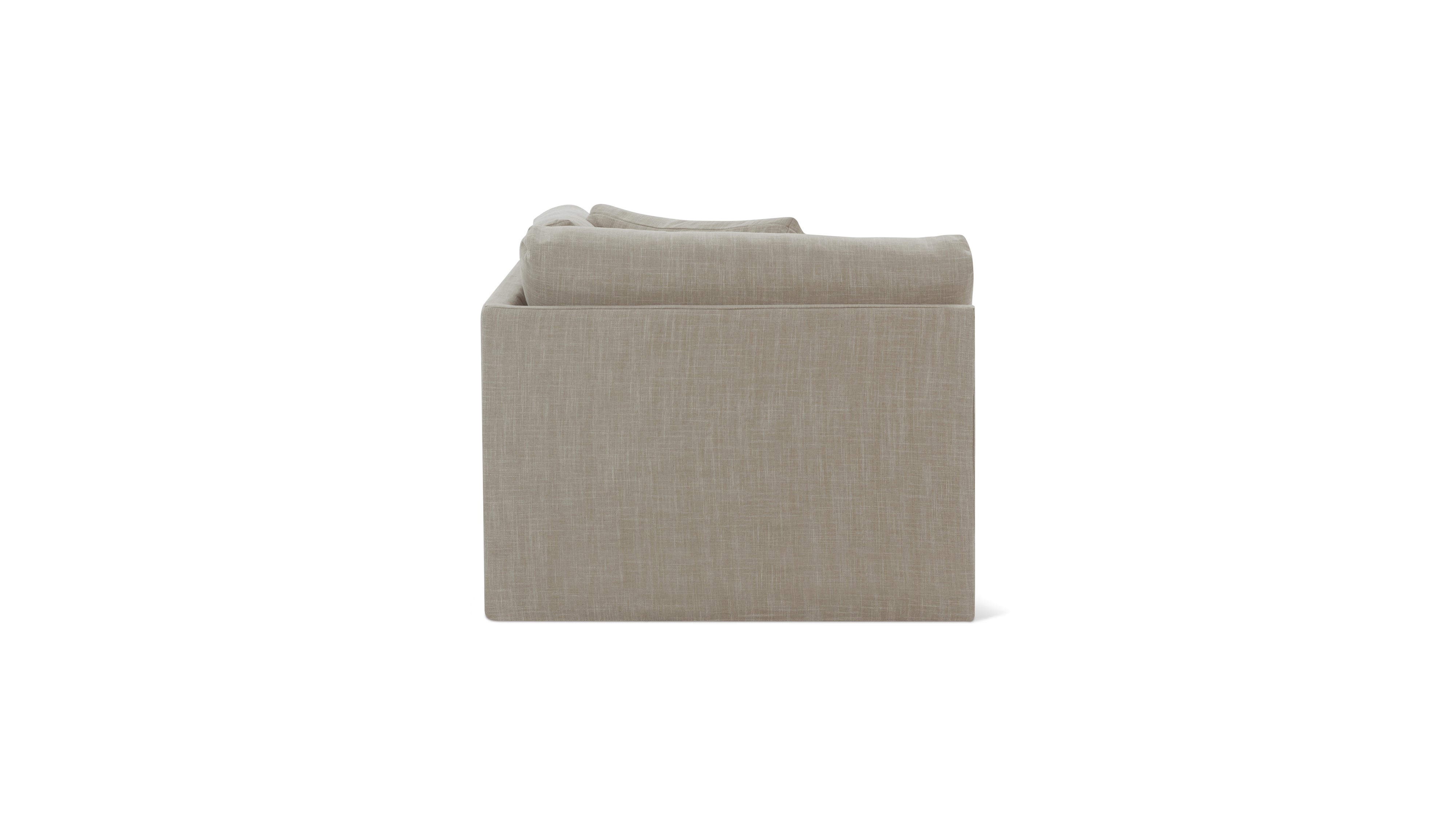 Breeze Corner Chair, Large, Light Pebble