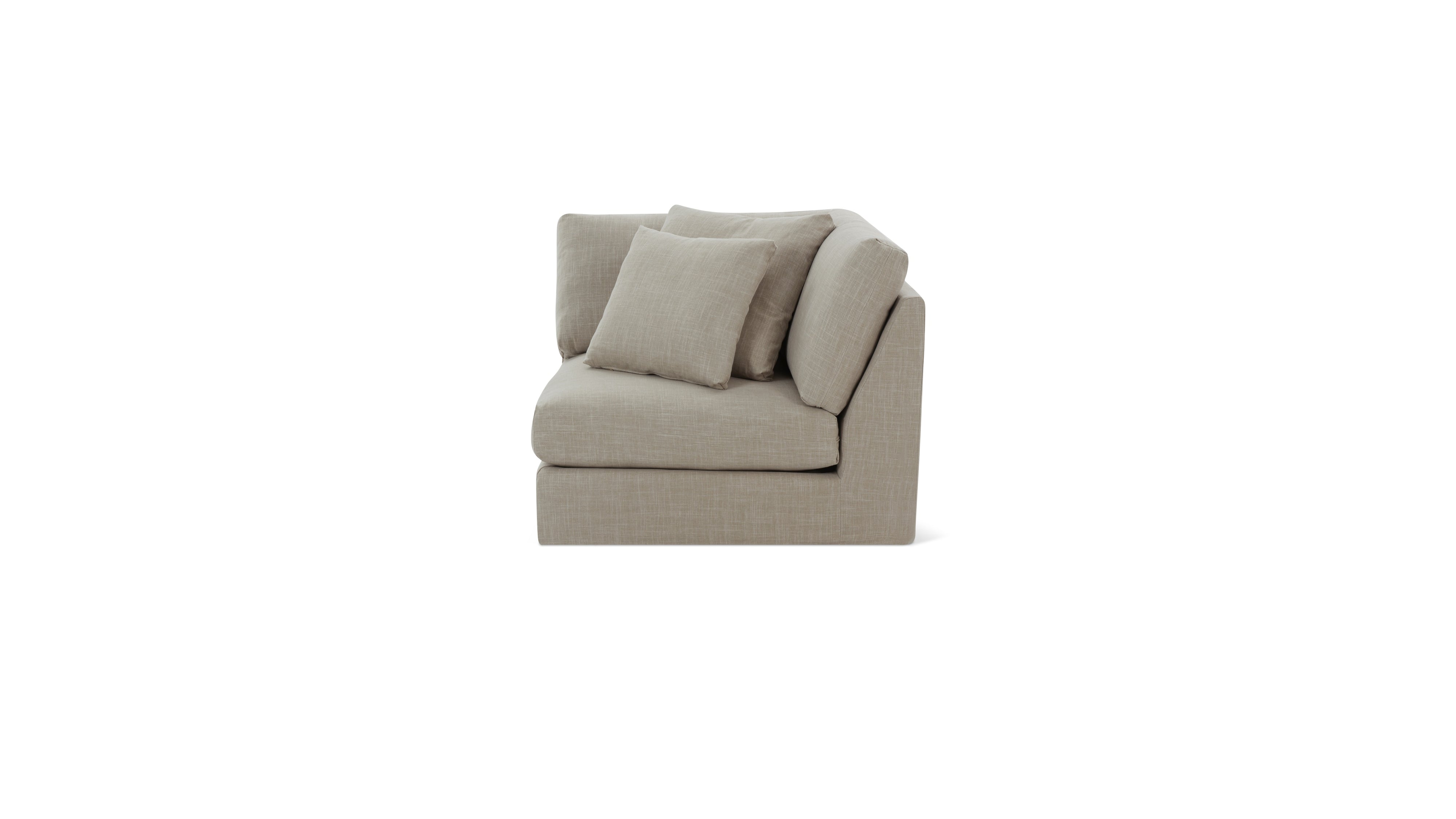 Breeze Corner Chair, Large, Light Pebble