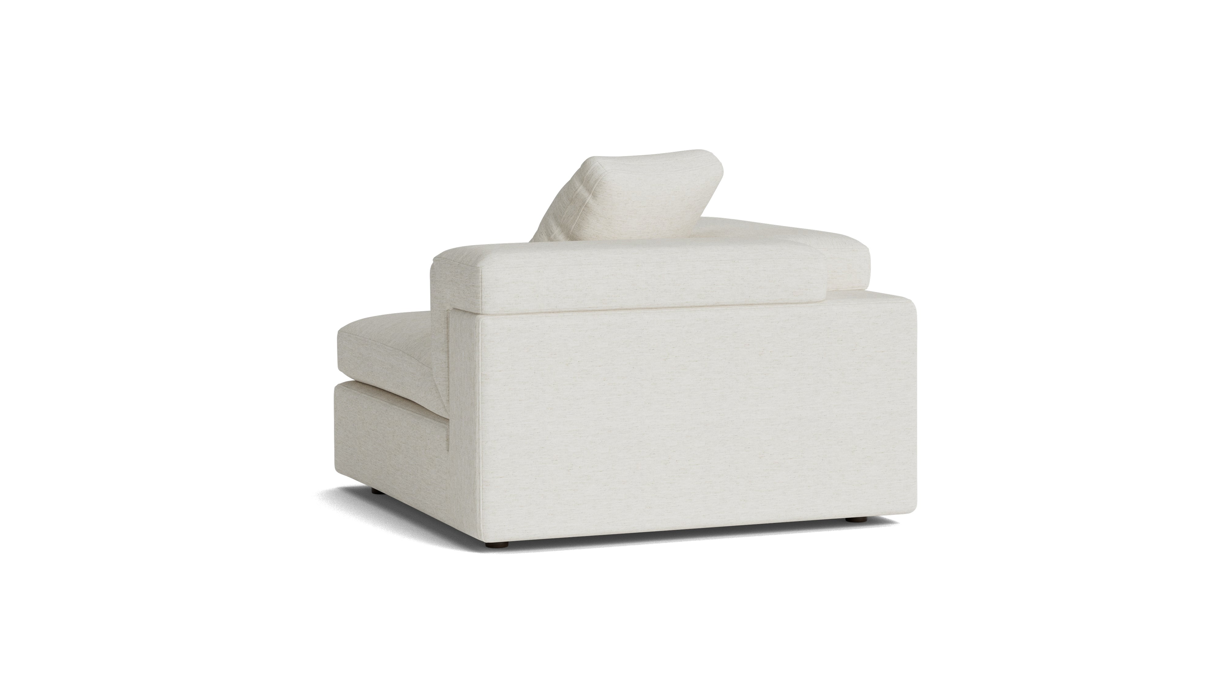 Saddle Corner Chair, Nomad Snow