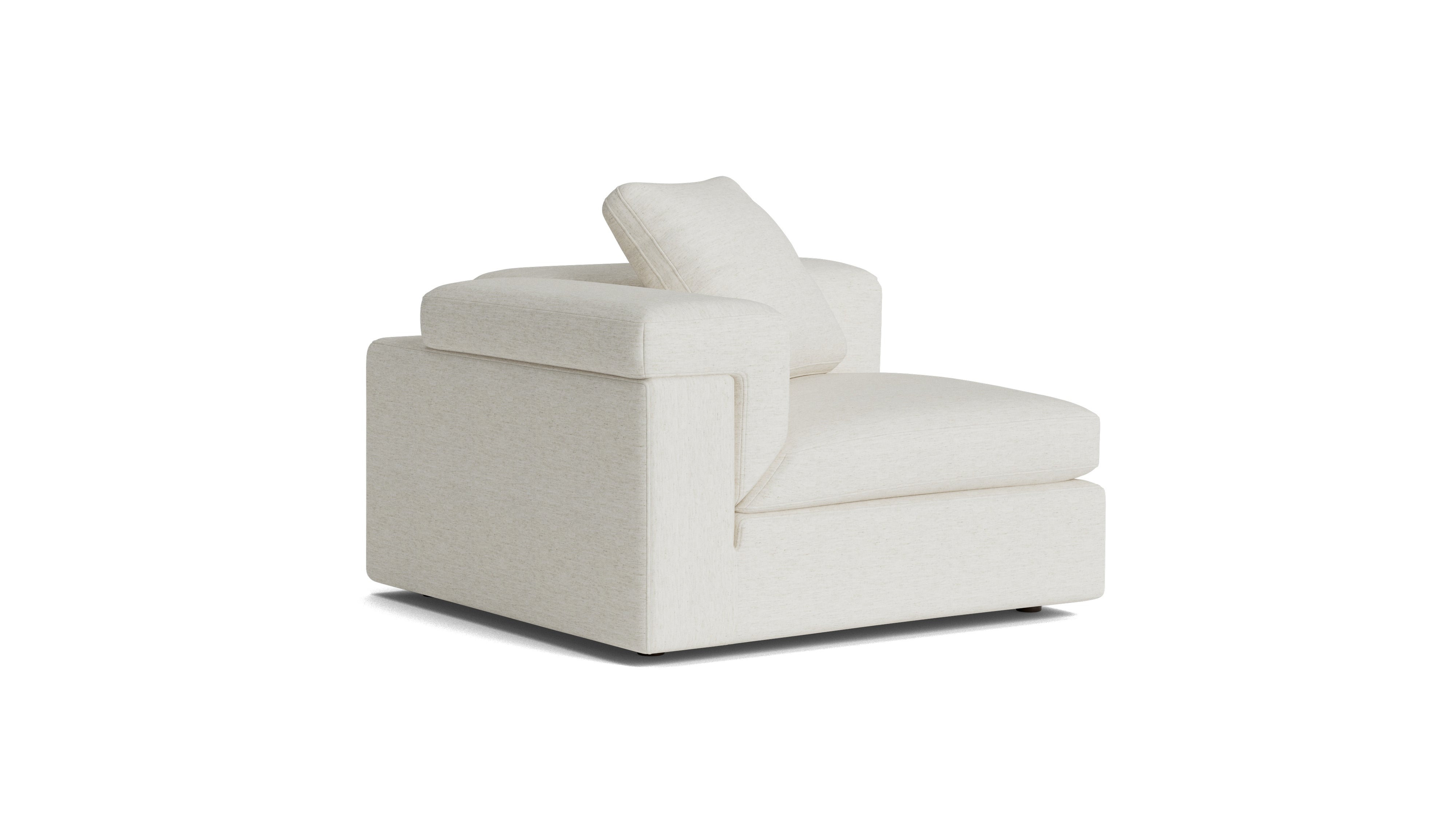 Saddle Corner Chair, Nomad Snow