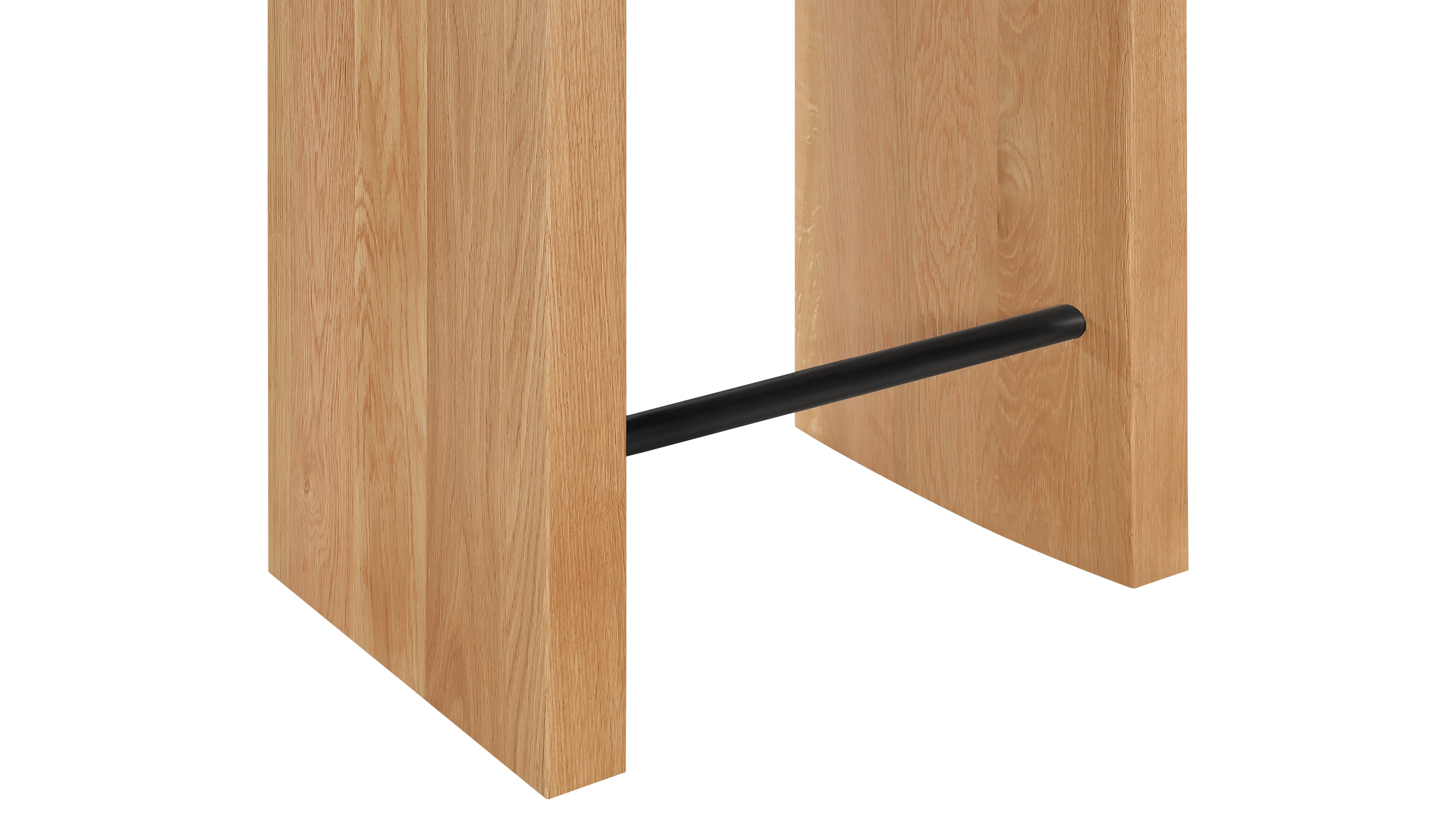 Hollow Counter Stool, Natural Oak