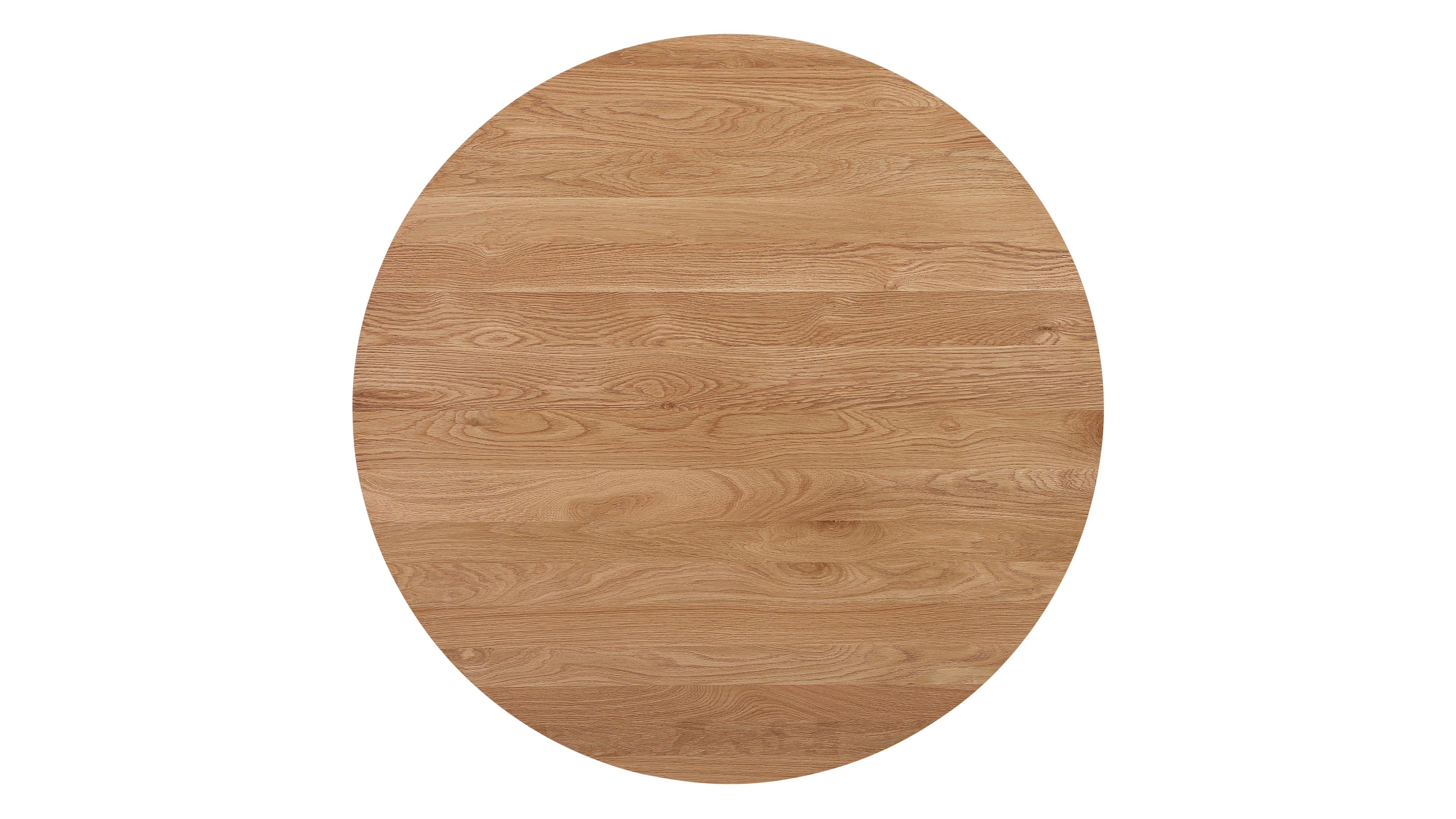 Mill Round Dining Table, Seats 4-5 People, Natural Oak