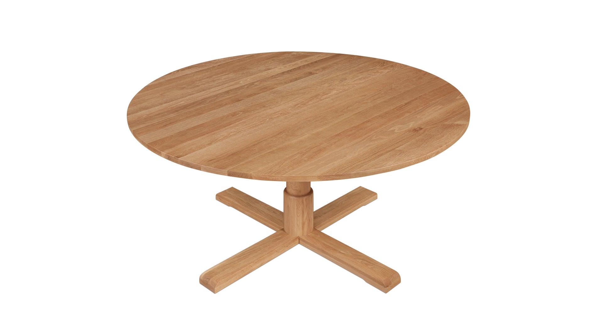 Mill Round Dining Table, Seats 6-7 People, Natural Oak_image