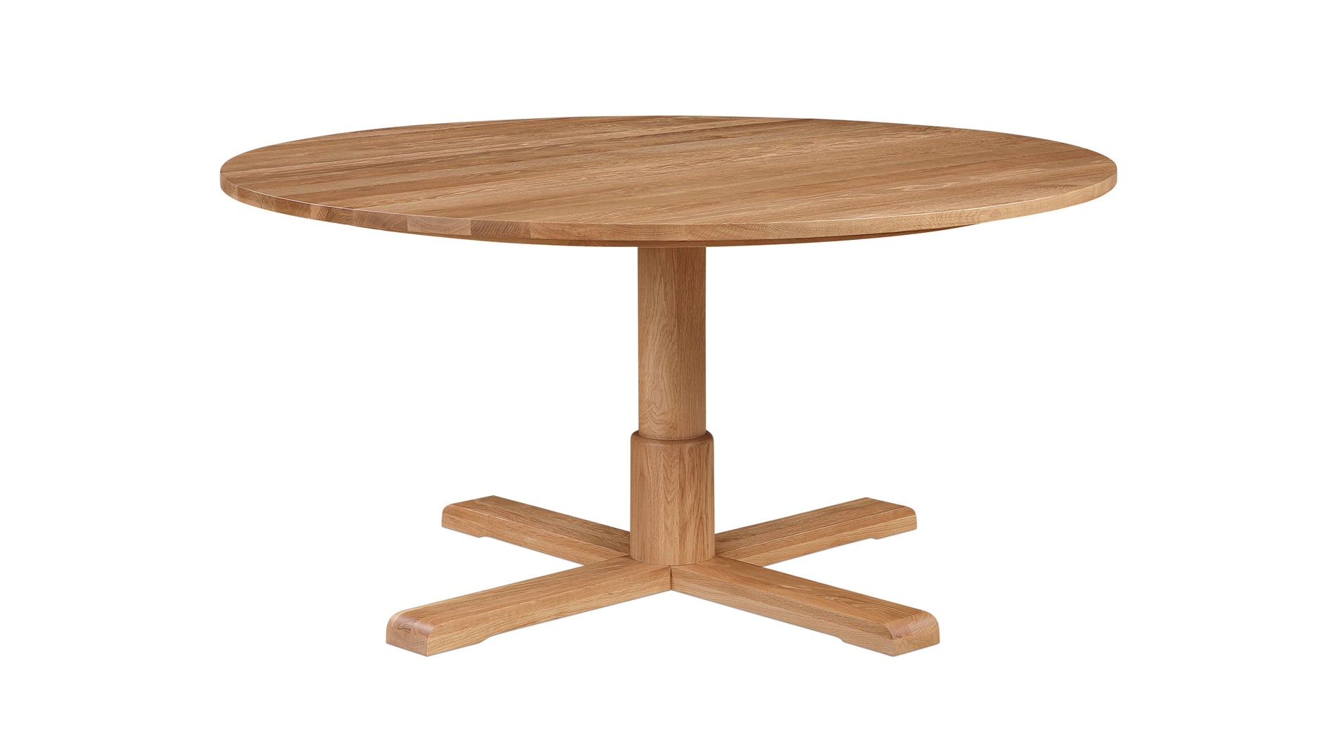Mill Round Dining Table, Seats 6-7 People, Natural Oak_image