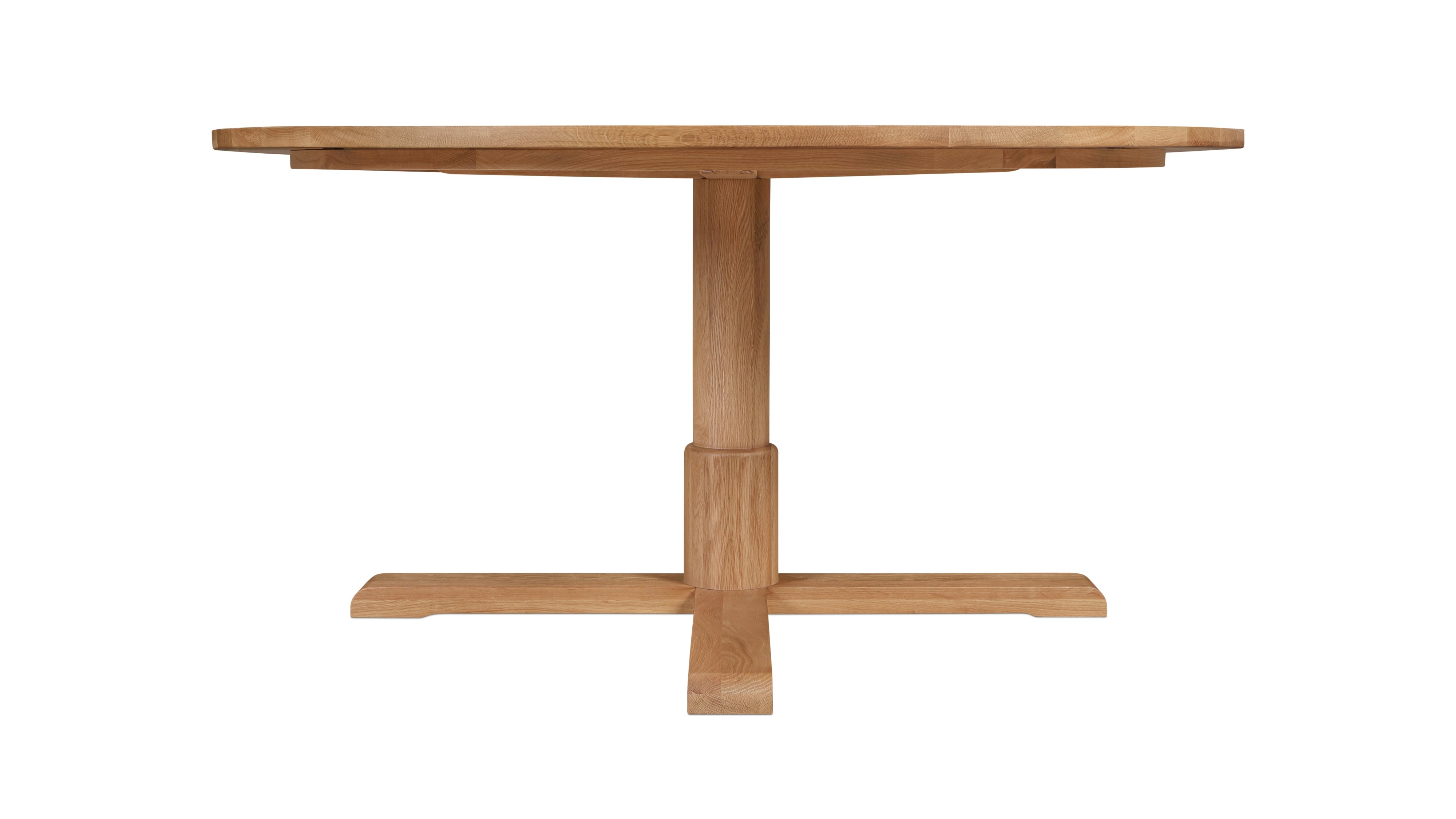 Mill Round Dining Table, Seats 6-7 People, Natural Oak