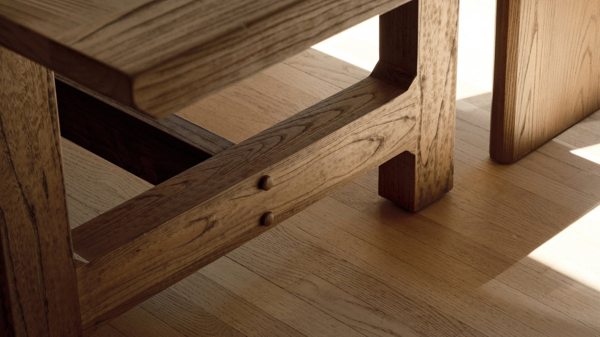 Meadow Dining Table, Seats 10-12 People, Country Elm
