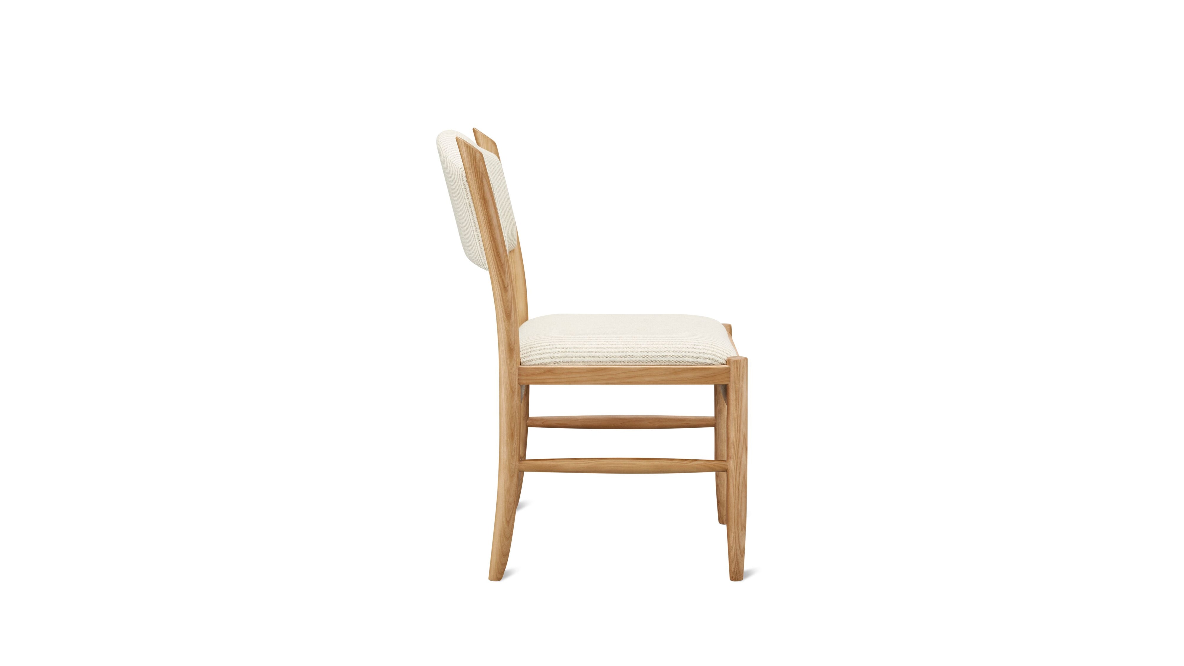 Hillside Dining Chair, Golden Ash/Oxford Stripe