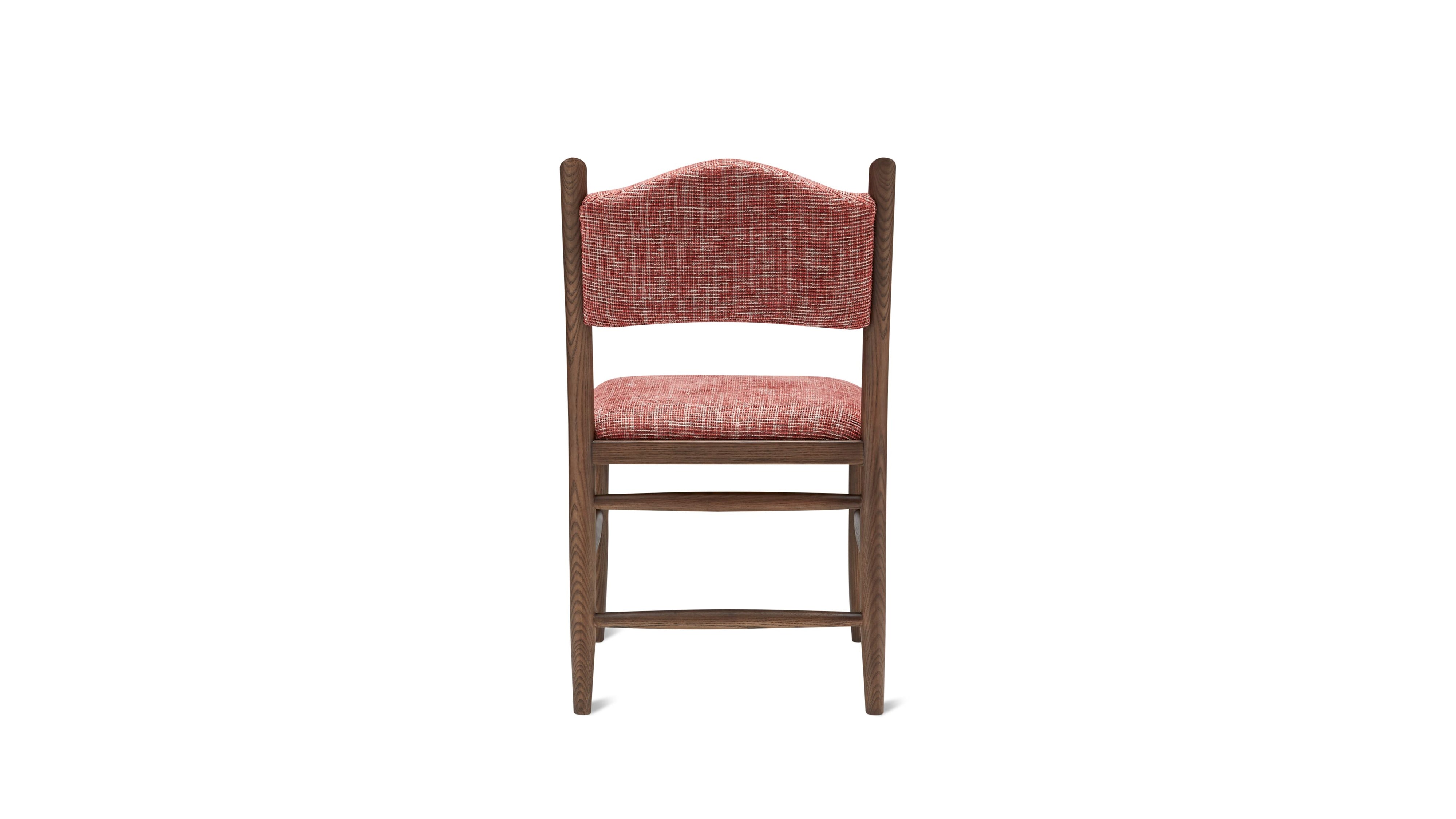 Hillside Dining Chair, Espresso Ash/Amaranth