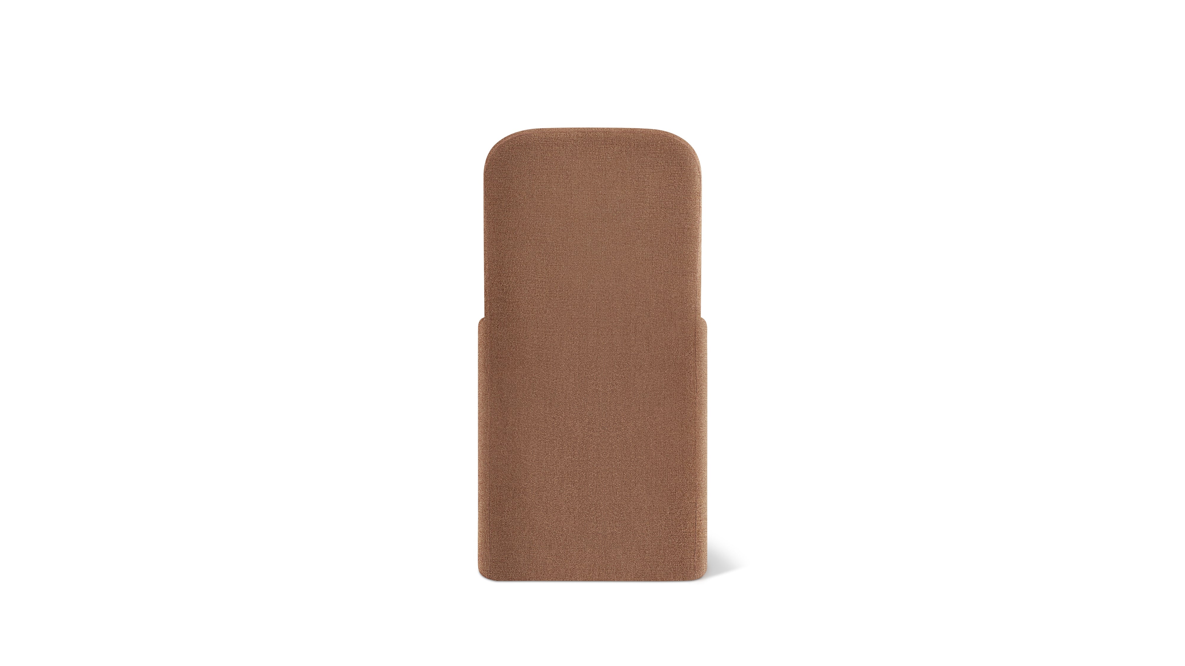 Amble Armless Dining Chair, Mocha