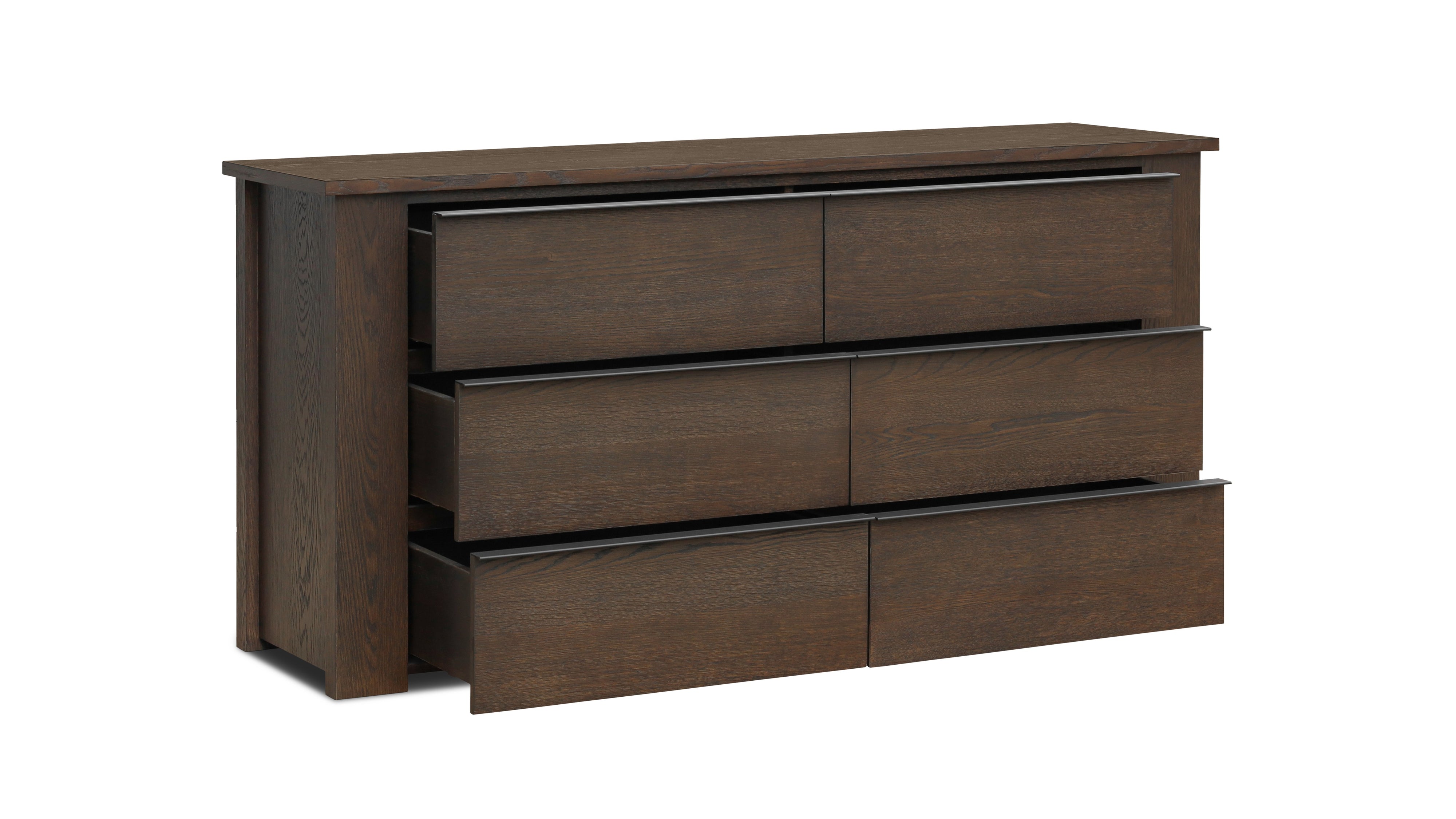 espresso dresser Calliope this sophisticated piece is lofty yet modest Nitz 6 Drawer Wide Dresser