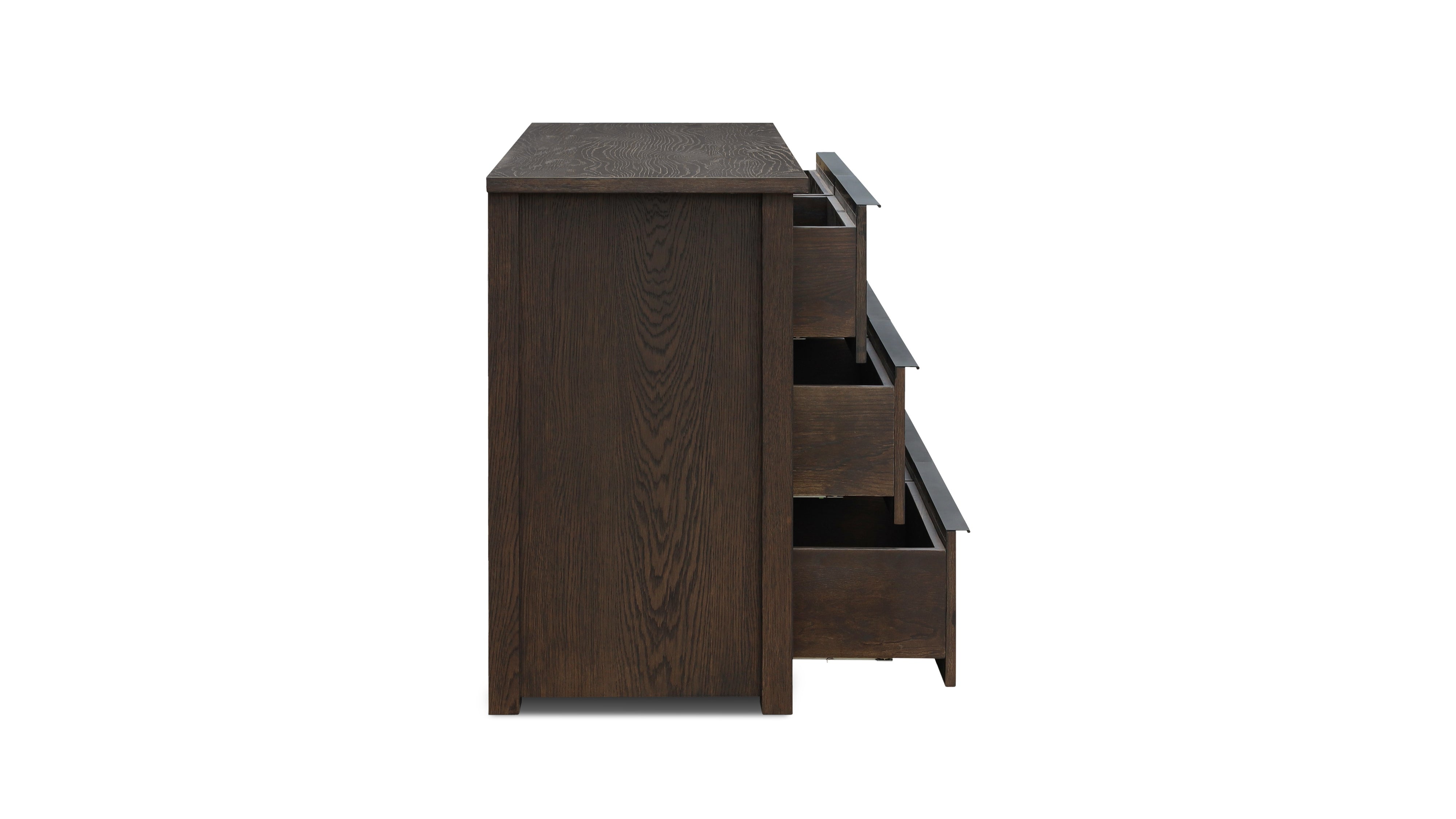 Banks Double Dresser, Espresso Oak Banks Double Dresser, Espresso Oak