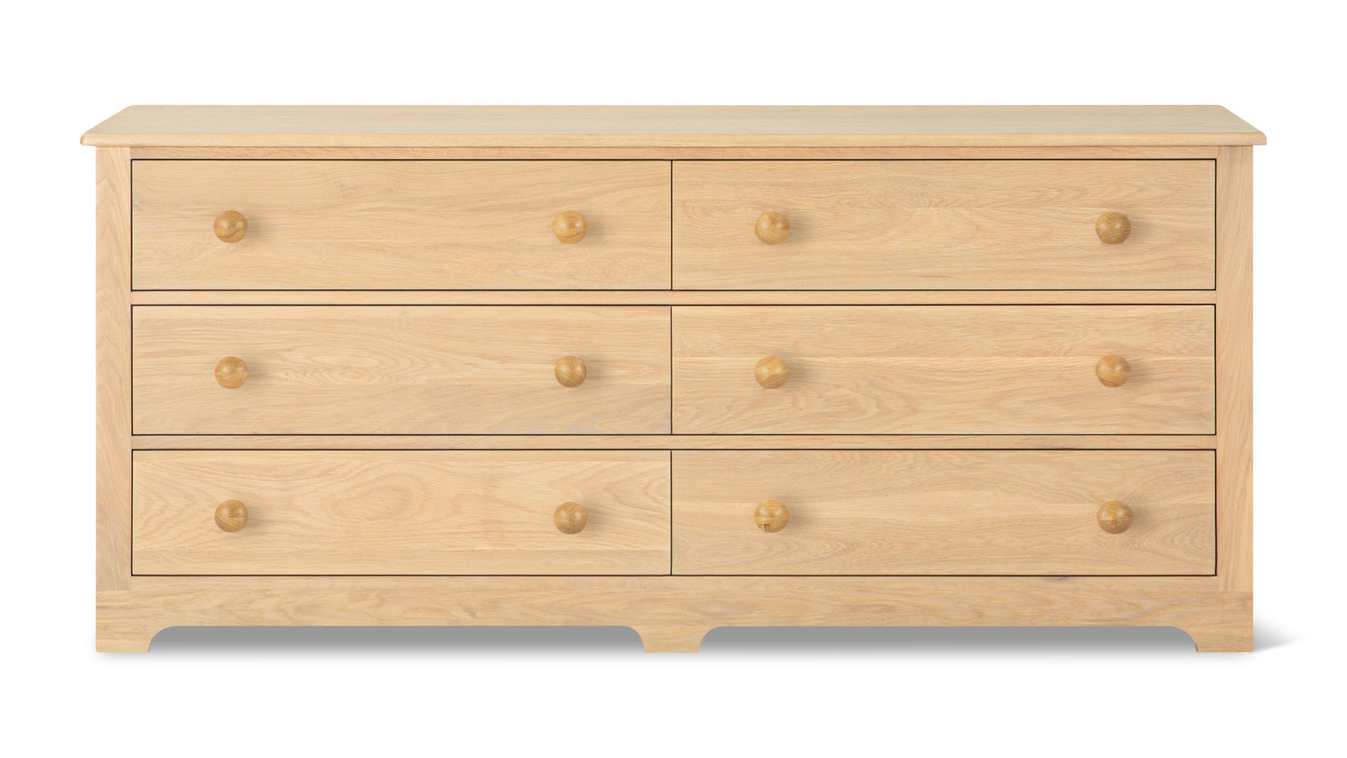 Dovetail Double Dresser, Pale Oak_image