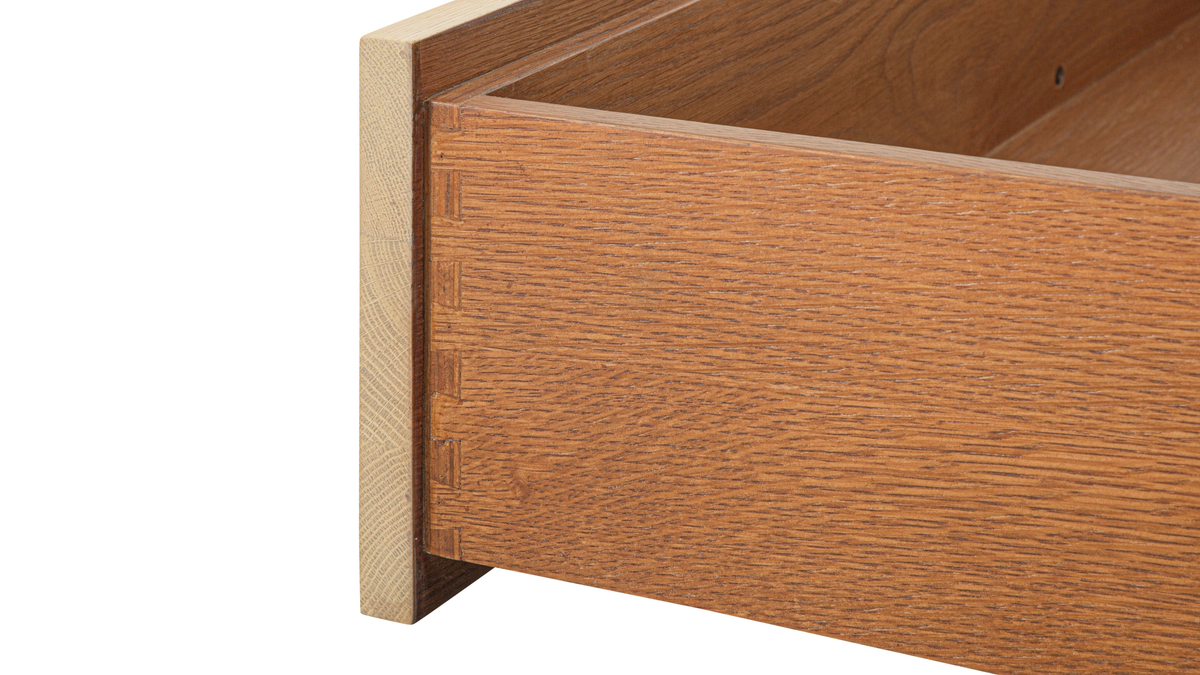 Dovetail Double Dresser, Pale Oak